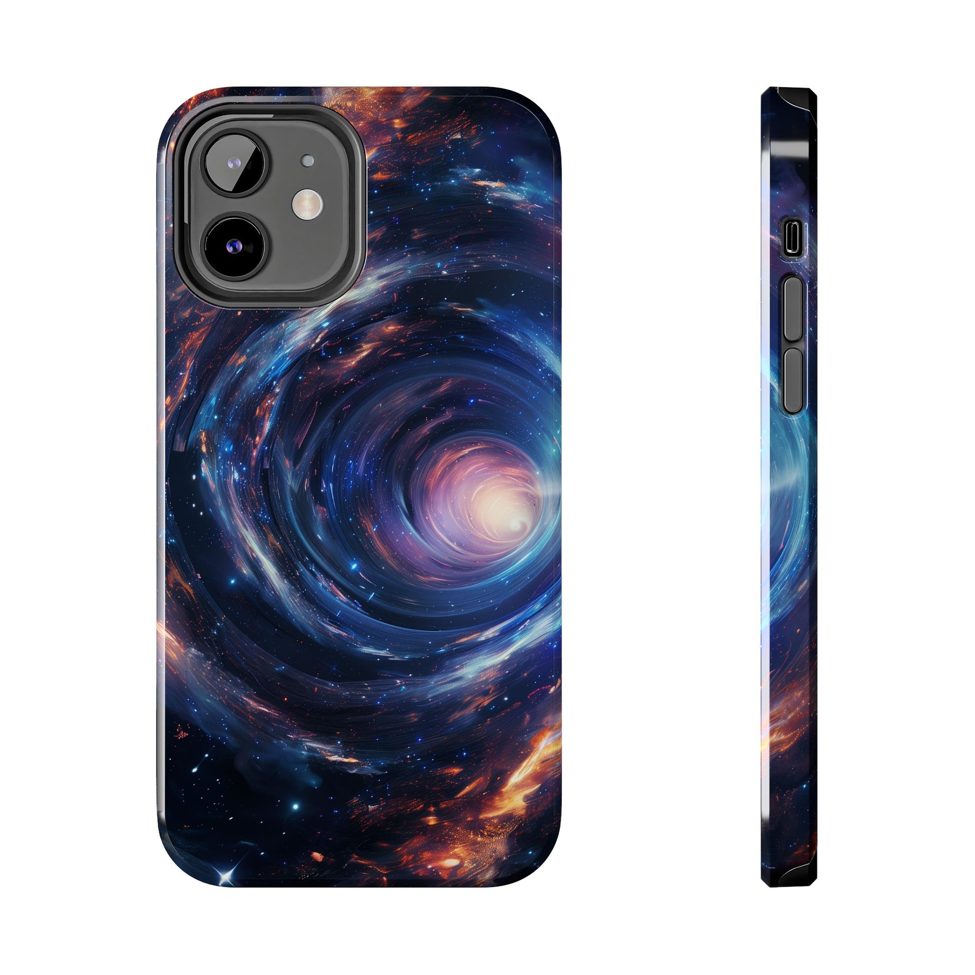 Dr Who inspired Phone Case - Space Wormholes Phone Case - Cosmic Galaxy Cover with Futuristic Wormhole Design - Sci-Fi Protective Case