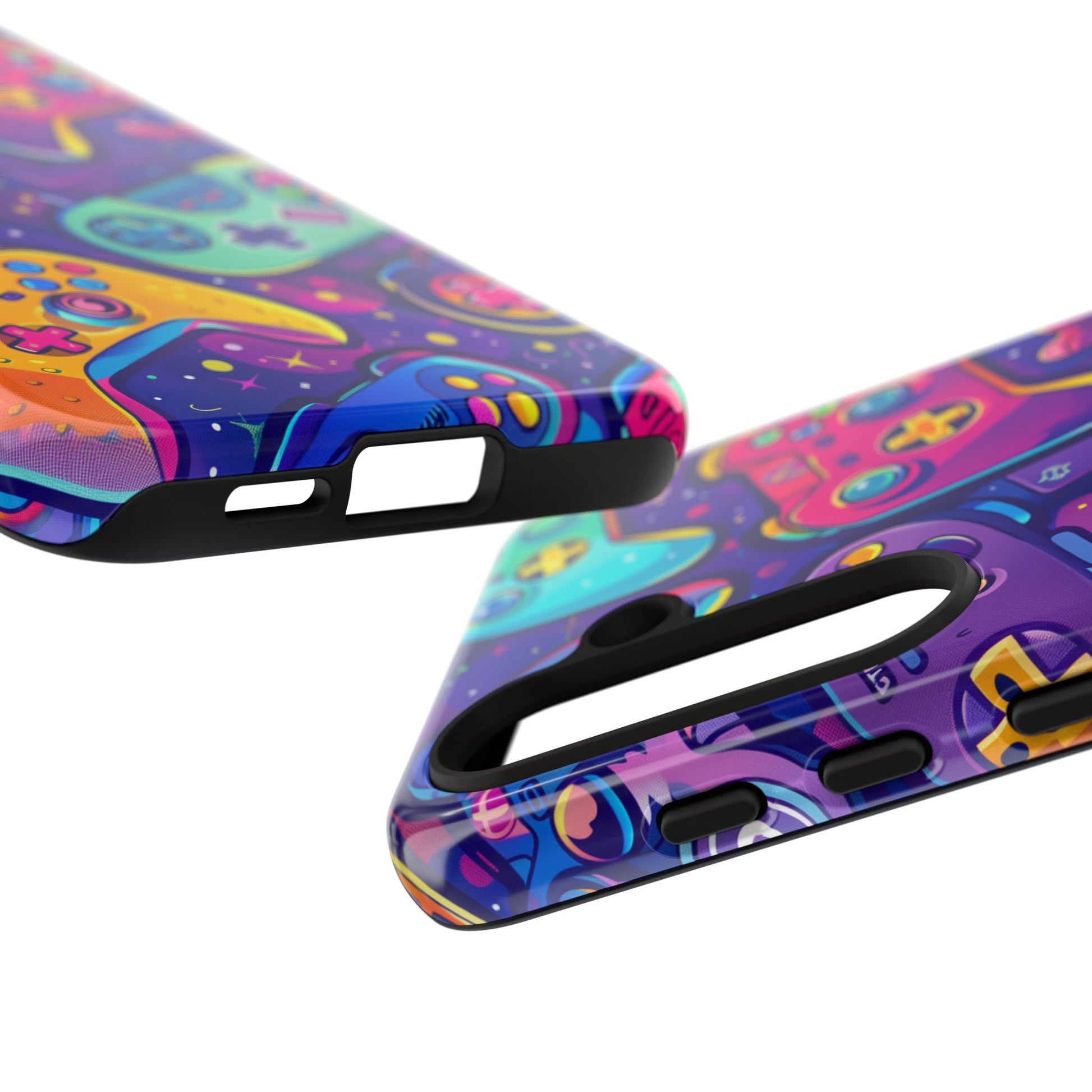 Lisa Frank Style Video Game Controller Android Phone Case, Retro Gamer Gift, Colorful Gaming Accessory