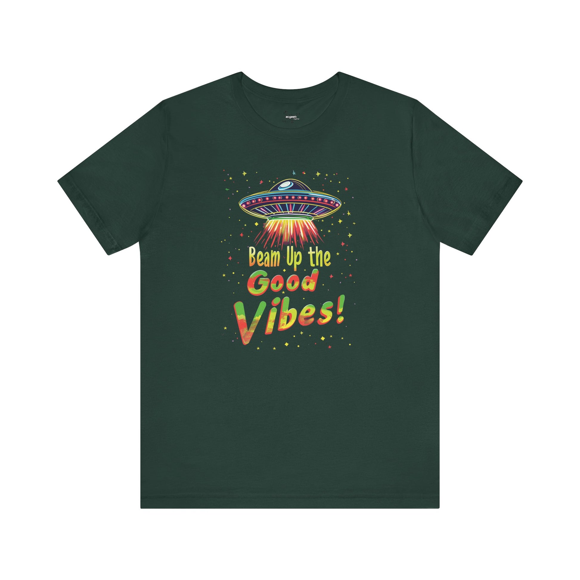 Positivity Nerd Shirt UFO Geek Shirt, Good Vibes SciFi Shirt Gamer Shirt, Funny Nerd Shirt, Nerd Humor, Funny Geek Shirt, Custom Graphic Tee