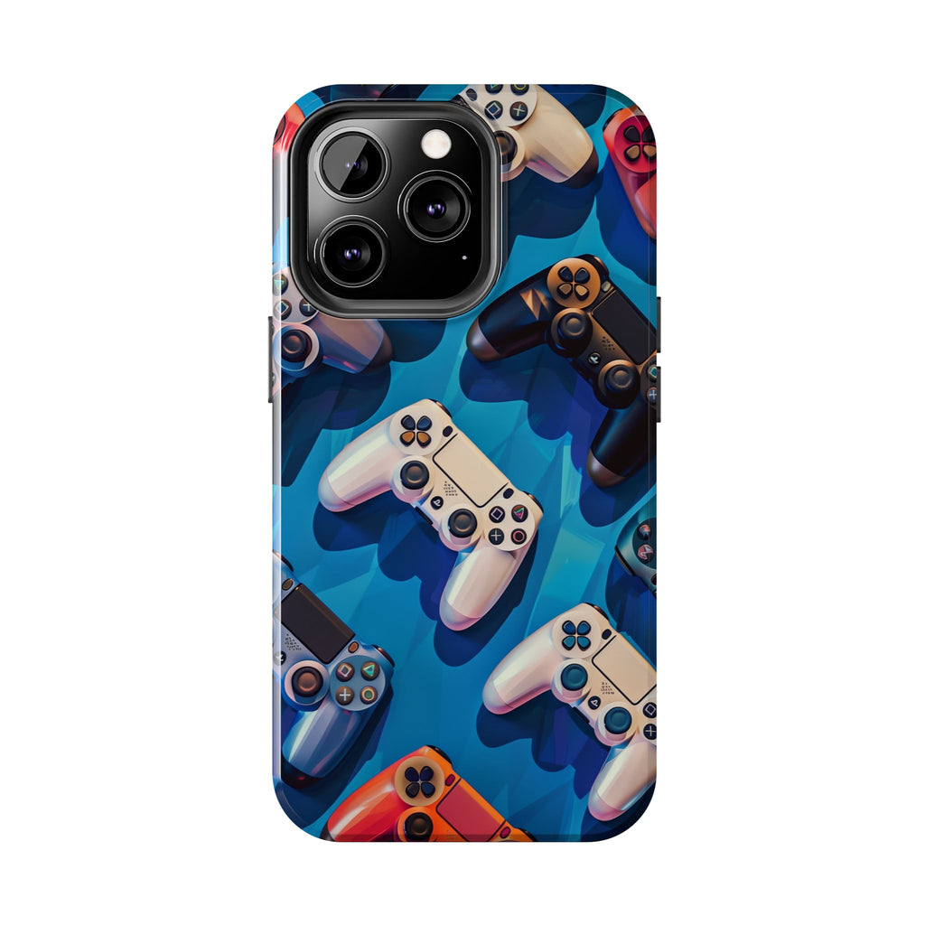 Video Game Controllers iPhone Case - Gamer Tough Phone Cover - Modern Gaming