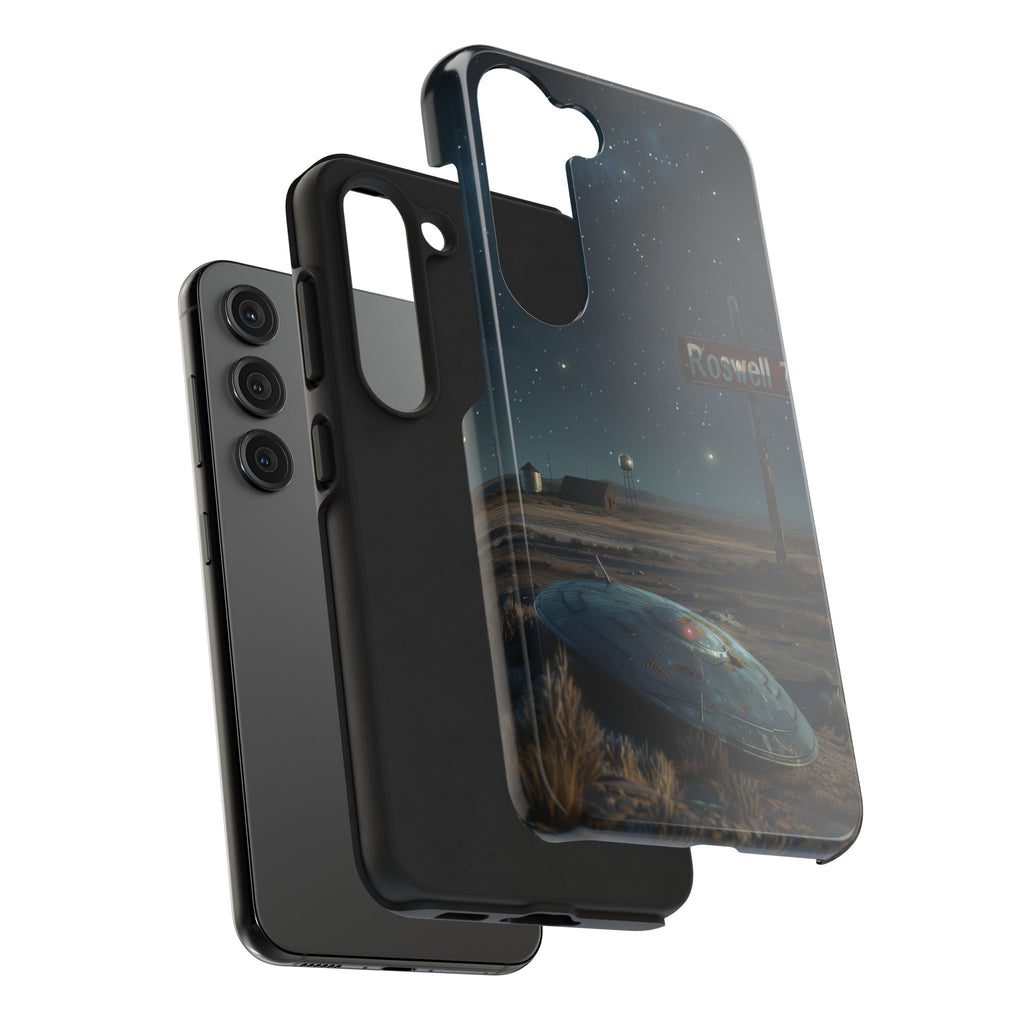 UFO Crash Roswell Phone Case Roswell Incident Alien Invasion Extraterrestrial Area 51 Alien Autopsy Cryptozoology 13 14 15 iPhone Pro Max