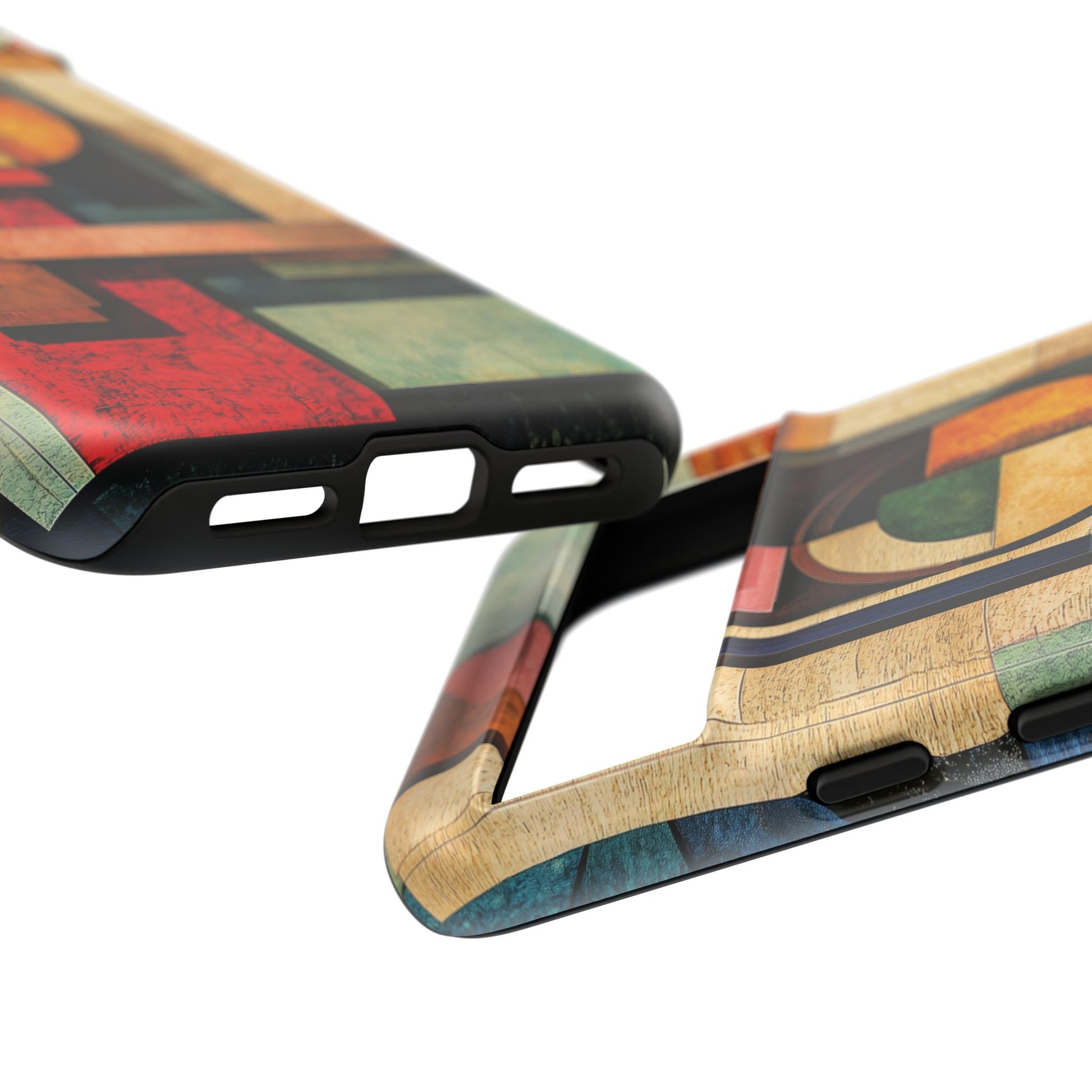 Tan Prairie Style Frank Lloyd Wright Usonian Phone Case Geometric Stained Glass Art Deco Marble Gold 13 14 15 16 iPhone Pro Max Galaxy Pixel