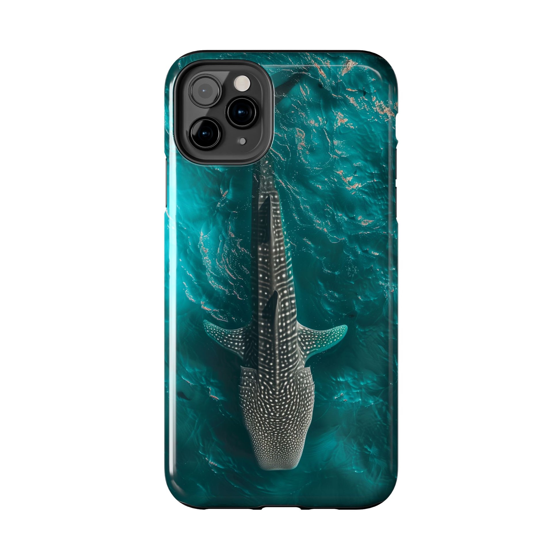 Ocean Visit: iPhone Case with Stunning Whale Shark Swimming Scene