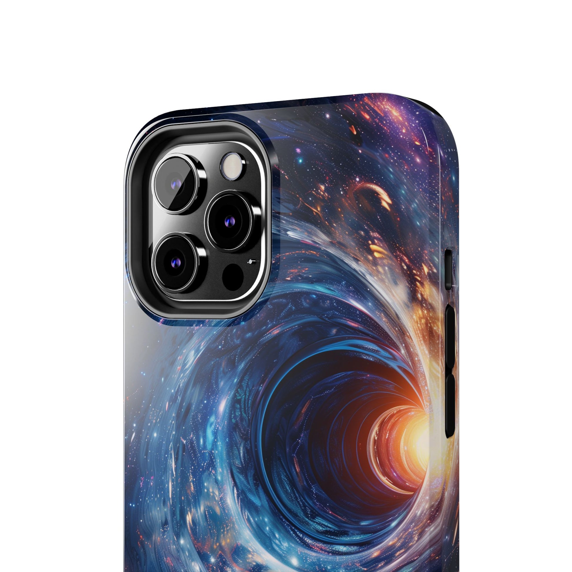 Sliders Inspired Iphone case - Space Wormholes Phone Case - Cosmic Galaxy Cover with Futuristic Wormhole Design - Sci-Fi iphone Case