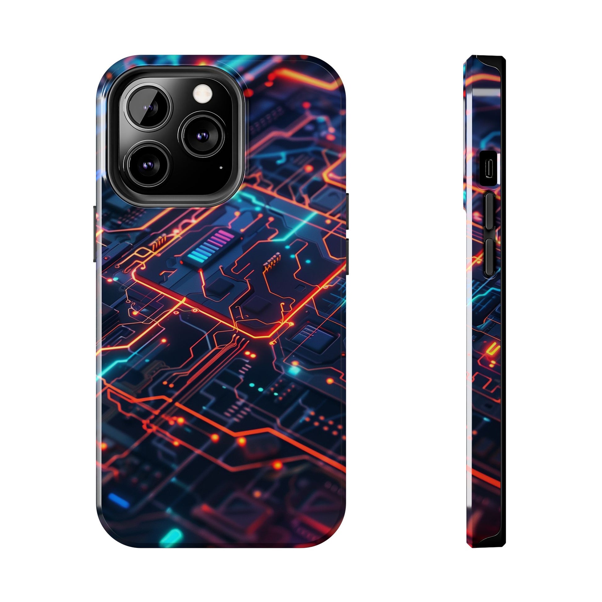 Circuit Board Phone Case, Futuristic Circuit Phone Case, High-Tech Gift, Custom Sci-Fi Phone Case, iphone 15 pro max