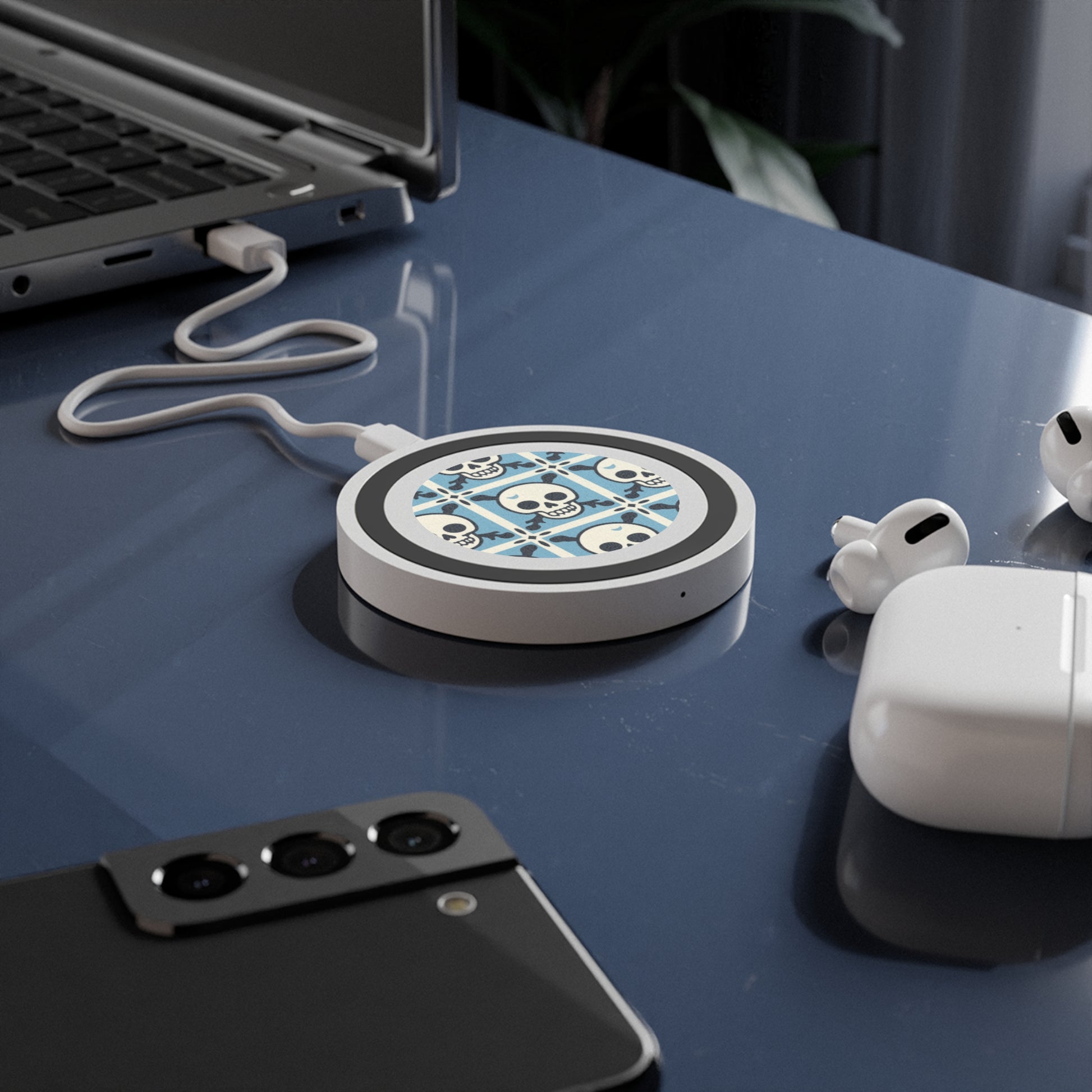 Cute Skull Wireless Charging Pad