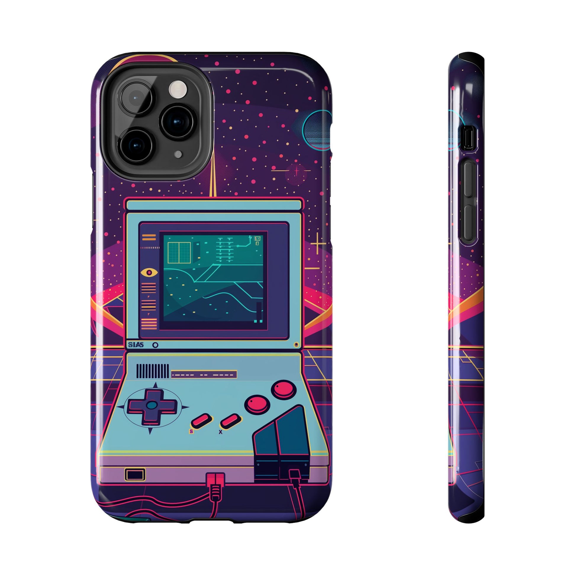 Durable iPhone Case with Alternative Universe Game Console Design - Protective Phone Cover - Fun and Sturdy Gaming Accessory - Gamer Gift