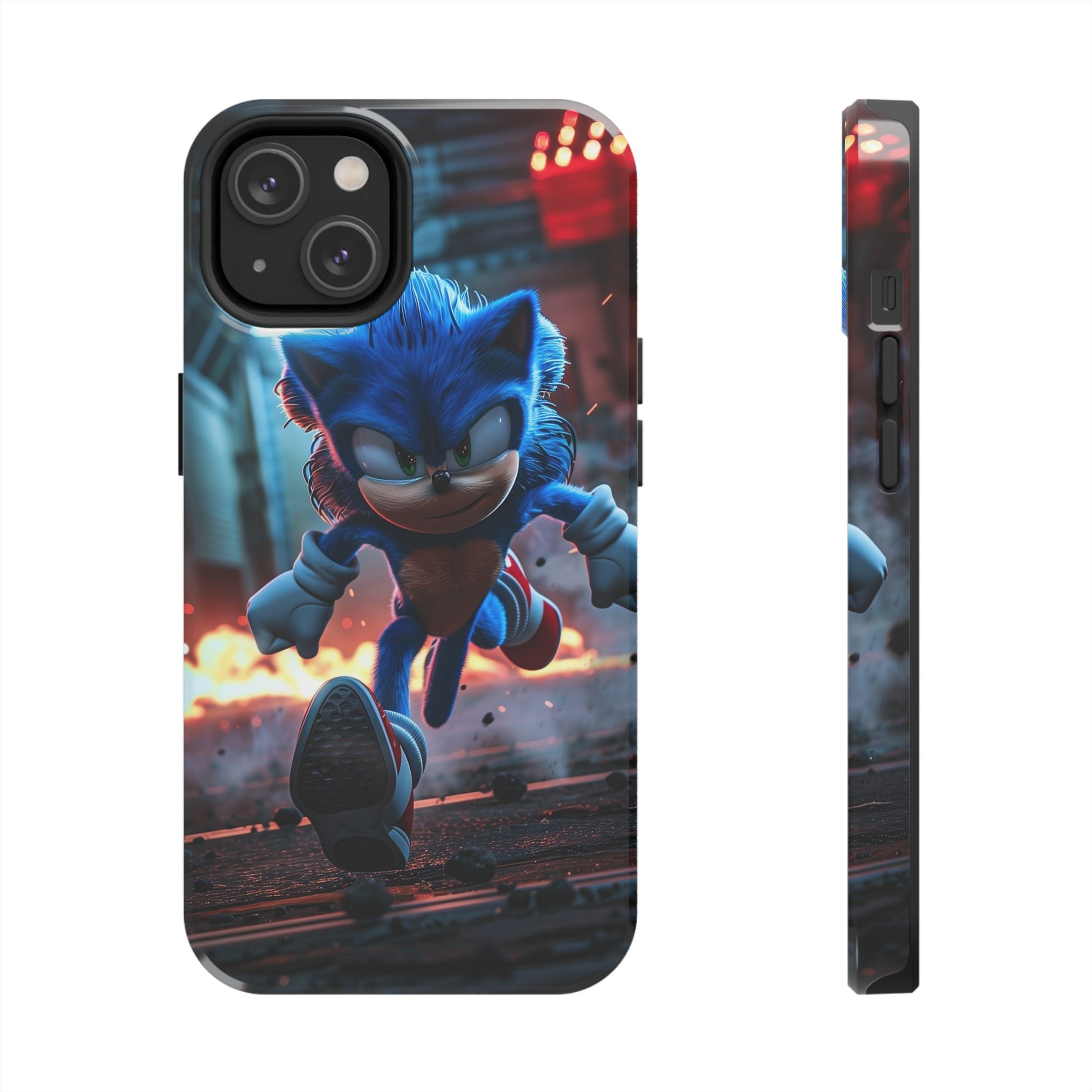 Durable Sonic Phone Case - Protective Sonic the Hedgehog Design - Tough Mobile Cover - Fun Video Game Phone Accessory
