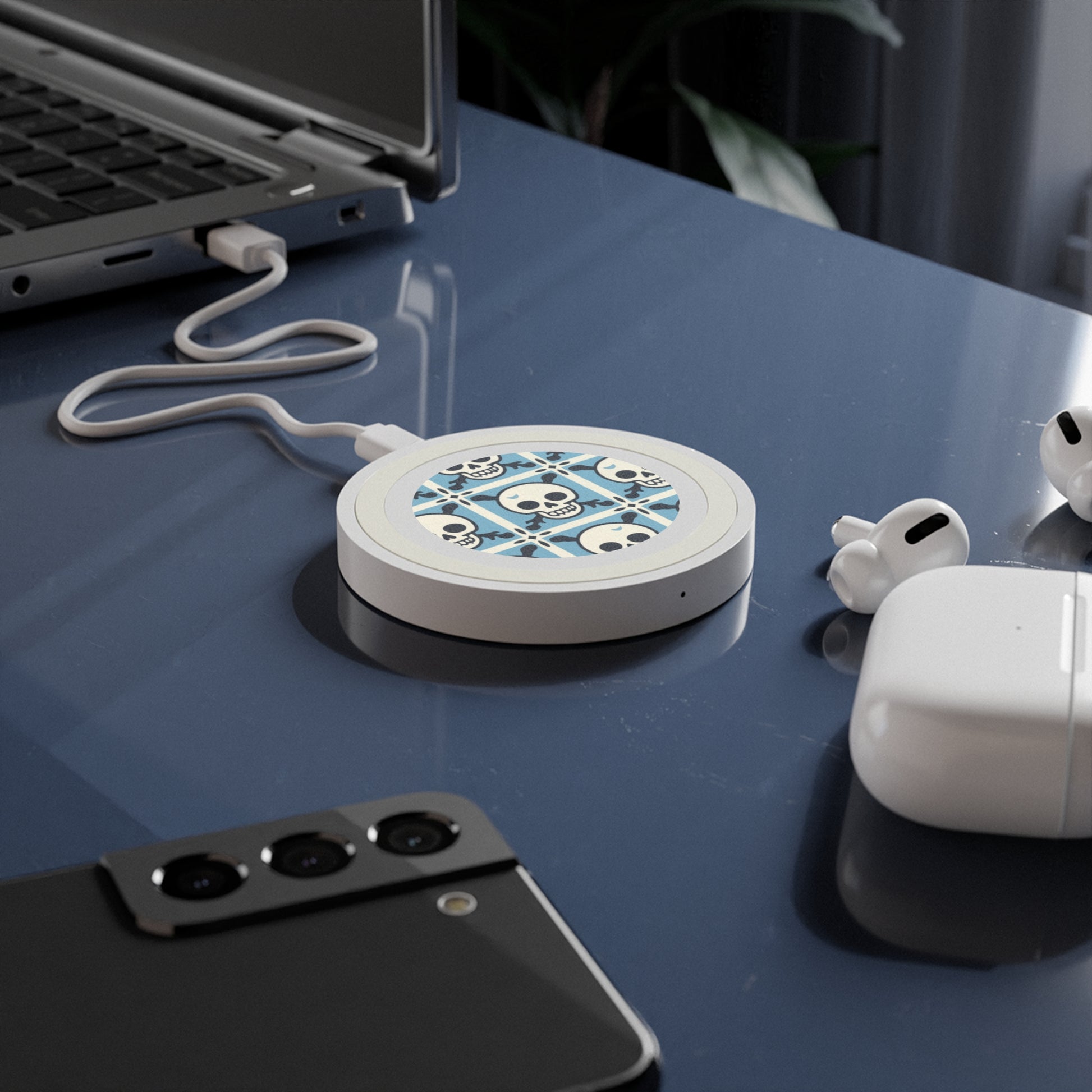 Cute Skull Wireless Charging Pad
