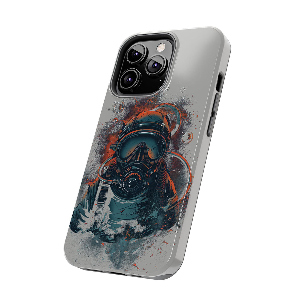 Light Custom iPhone Case, Personalized Phone Case, SCUBA Phone Case, SCUBA Diver Case, Custom Diver Phone Case, Gift for SCUBA Diver
