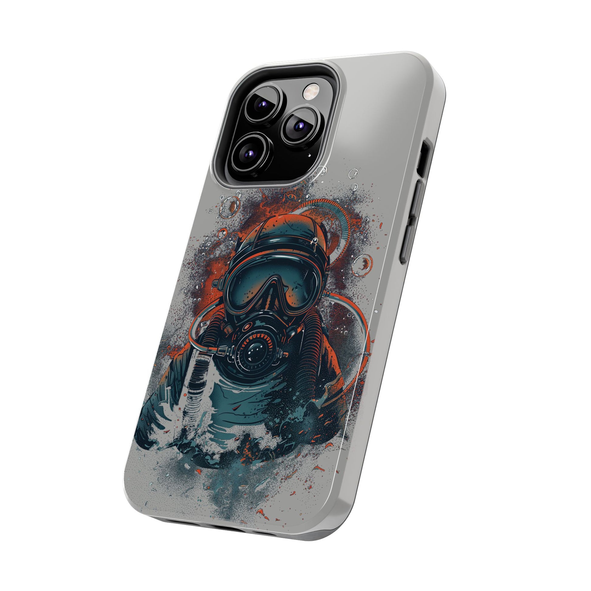 Light Custom iPhone Case, Personalized Phone Case, SCUBA Phone Case, SCUBA Diver Case, Custom Diver Phone Case, Gift for SCUBA Diver