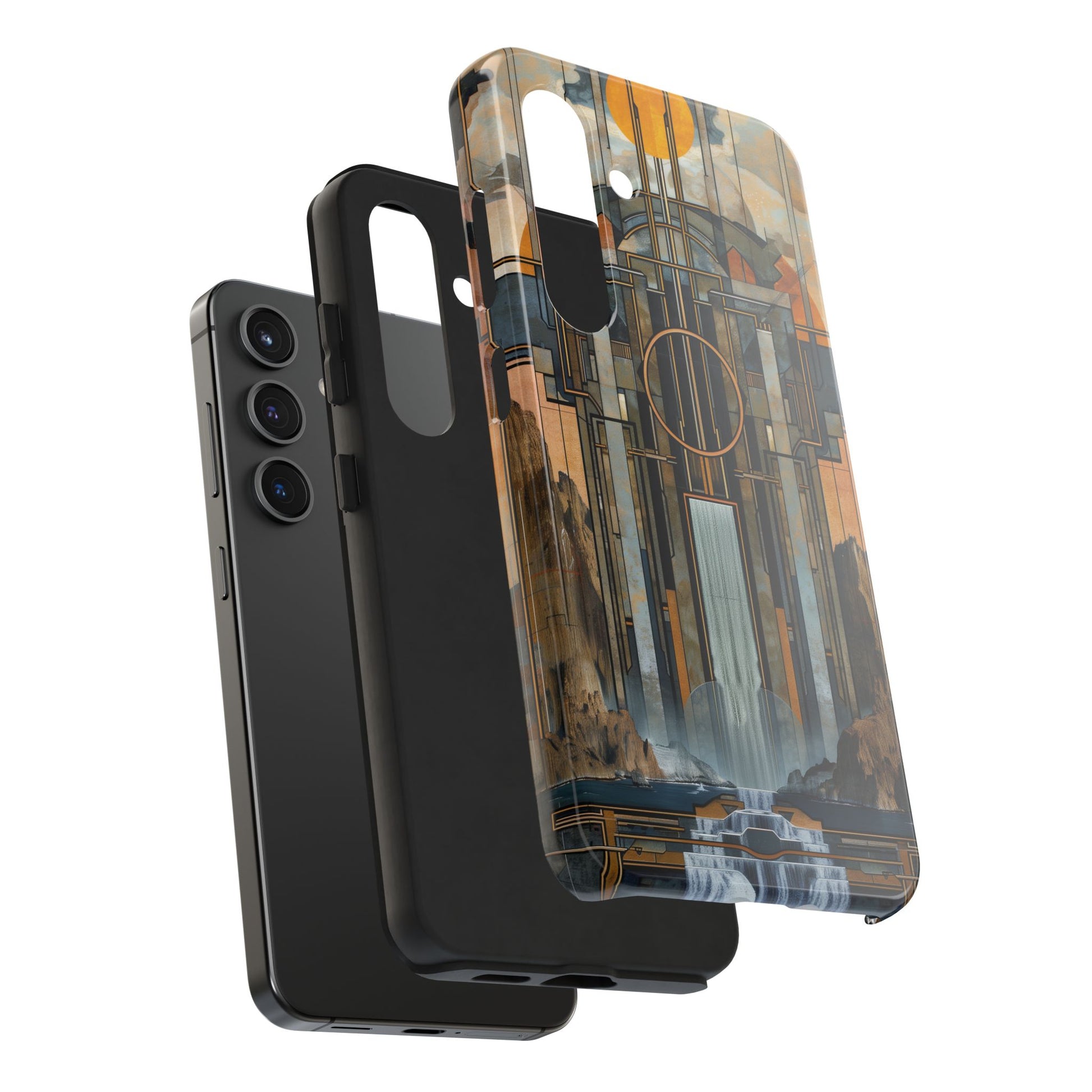 Falling Water Inspired Phone Case - Frank Lloyd Wright Design - Architectural Phone Cover - Unique Phone Accessory