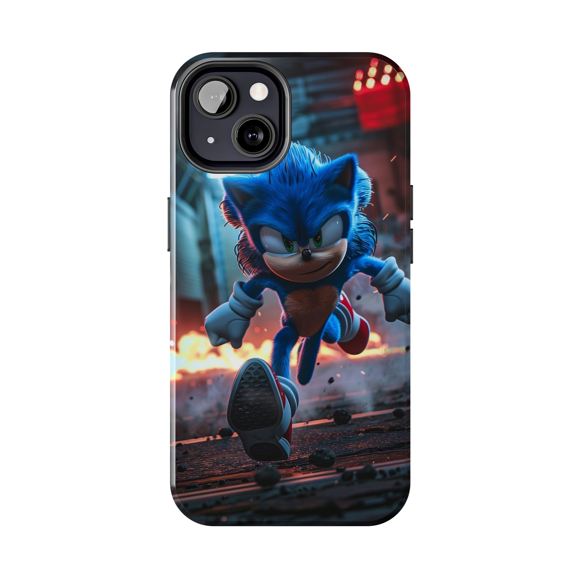 Durable Sonic Phone Case - Protective Sonic the Hedgehog Design - Tough Mobile Cover - Fun Video Game Phone Accessory