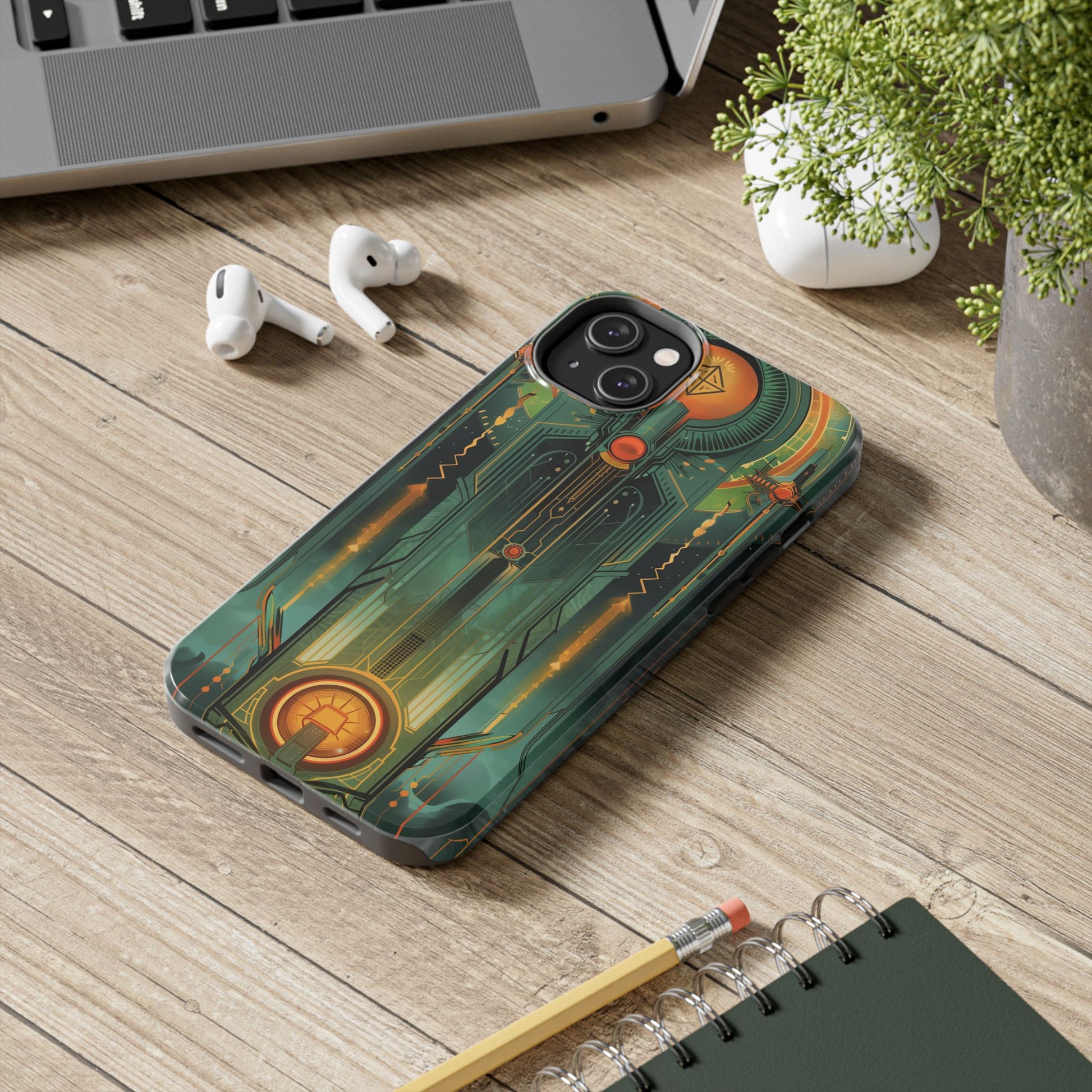 Art Deco Phone Case, Architecture Phone Case, Durable iPhone Case, Gift for Architect, iPhone 14 Case, Art Deco Building Phone Case
