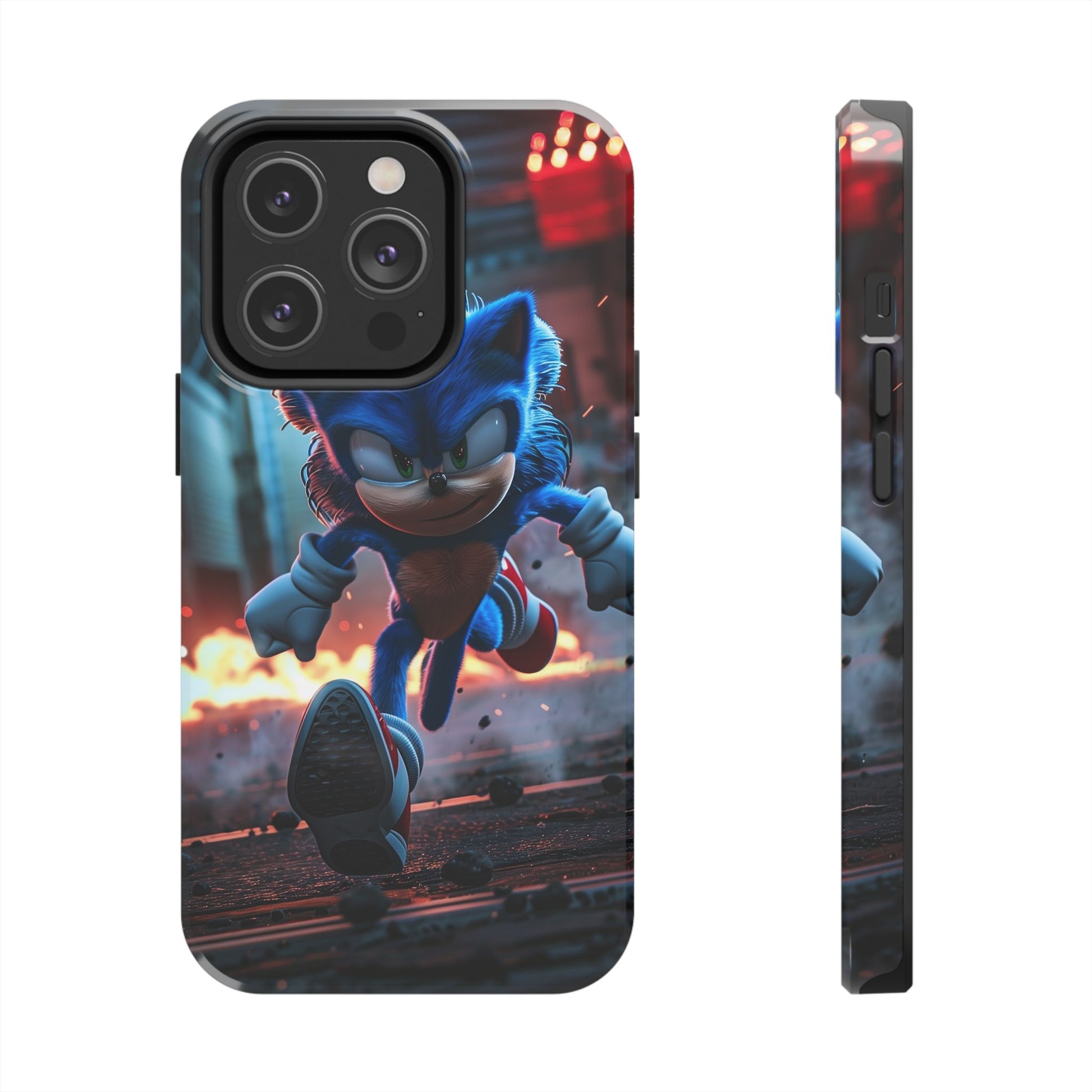 Durable Sonic Phone Case - Protective Sonic the Hedgehog Design - Tough Mobile Cover - Fun Video Game Phone Accessory