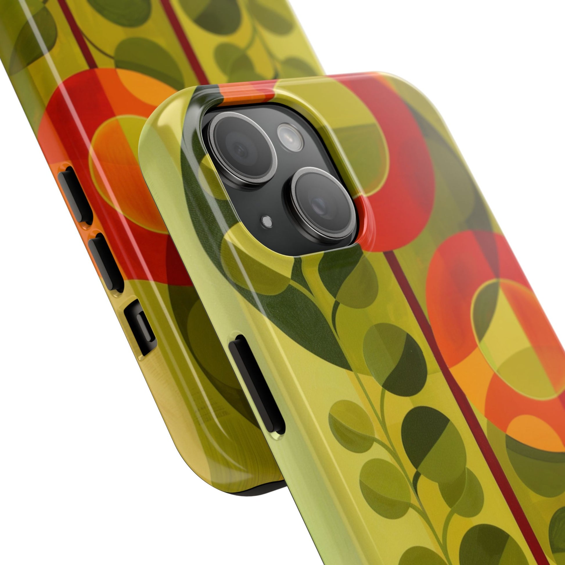 Atomic Flower Phone Case, Mid-Mod Phone Case, Artwork iPhone Case, Unique Floral Pattern Phone Case, Art Deco, Minimalist, Tough Iphone Case