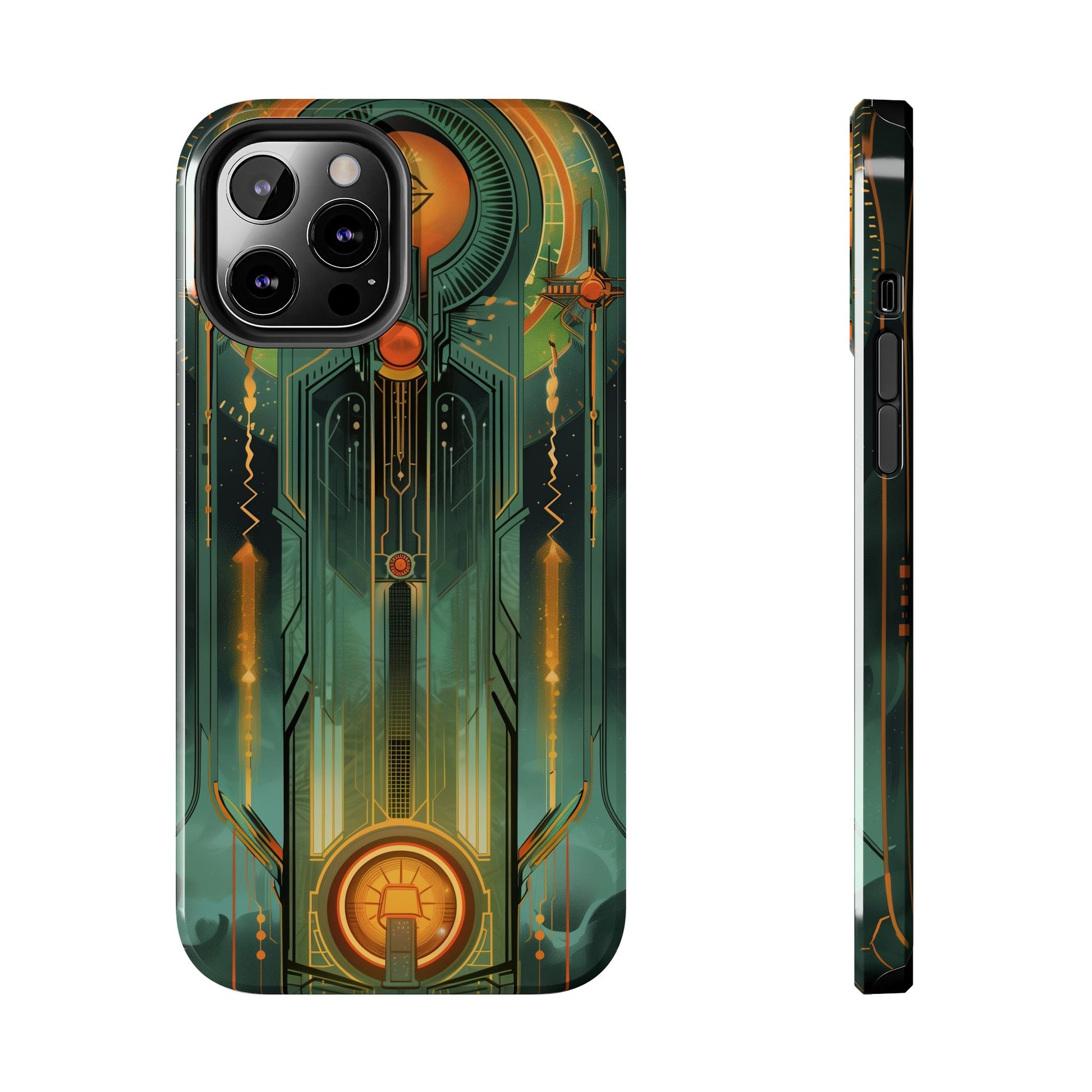 Art Deco Phone Case, Architecture Phone Case, Durable iPhone Case, Gift for Architect, iPhone 14 Case, Art Deco Building Phone Case