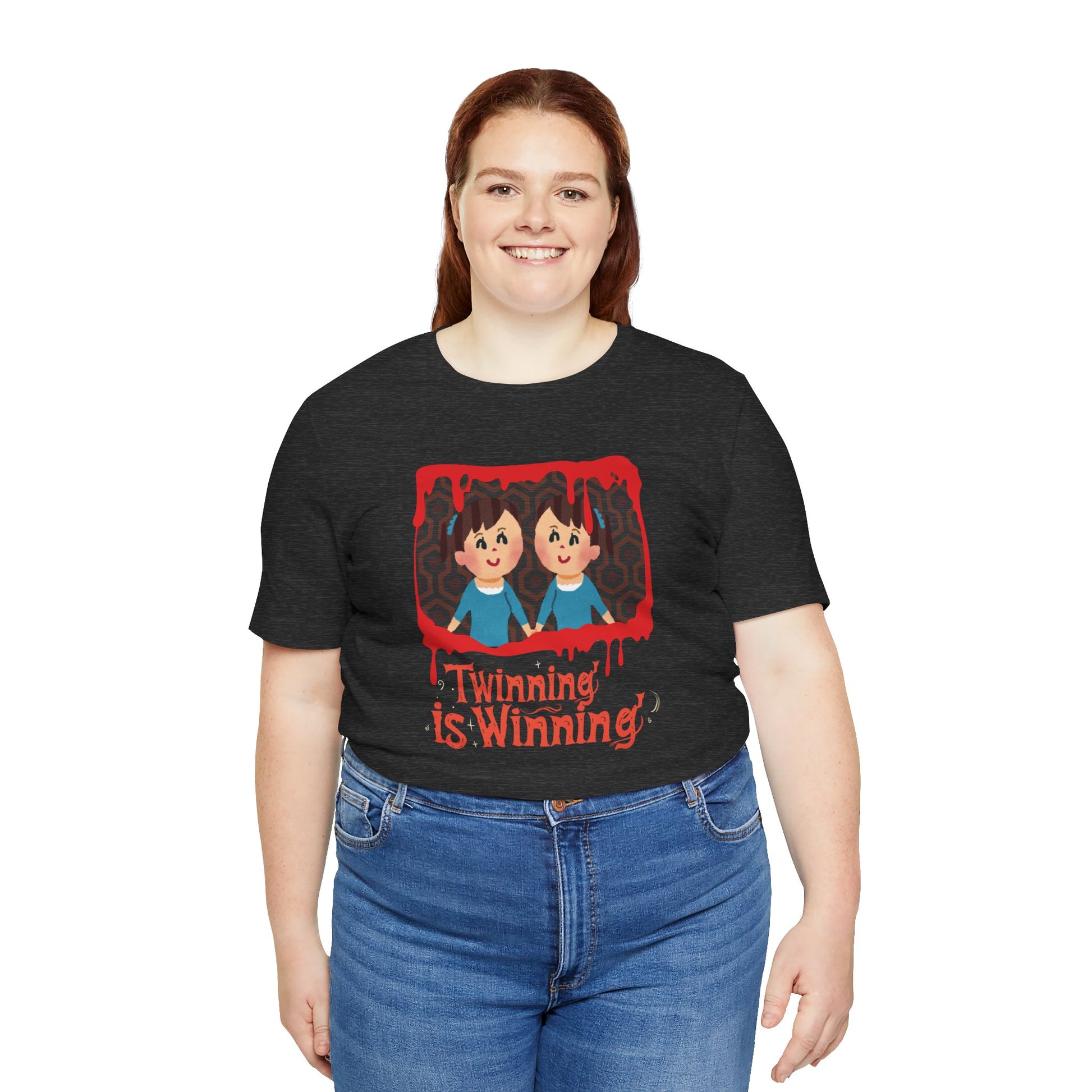 Twinning is Winning Shining Inspired Halloween Graphic Tee