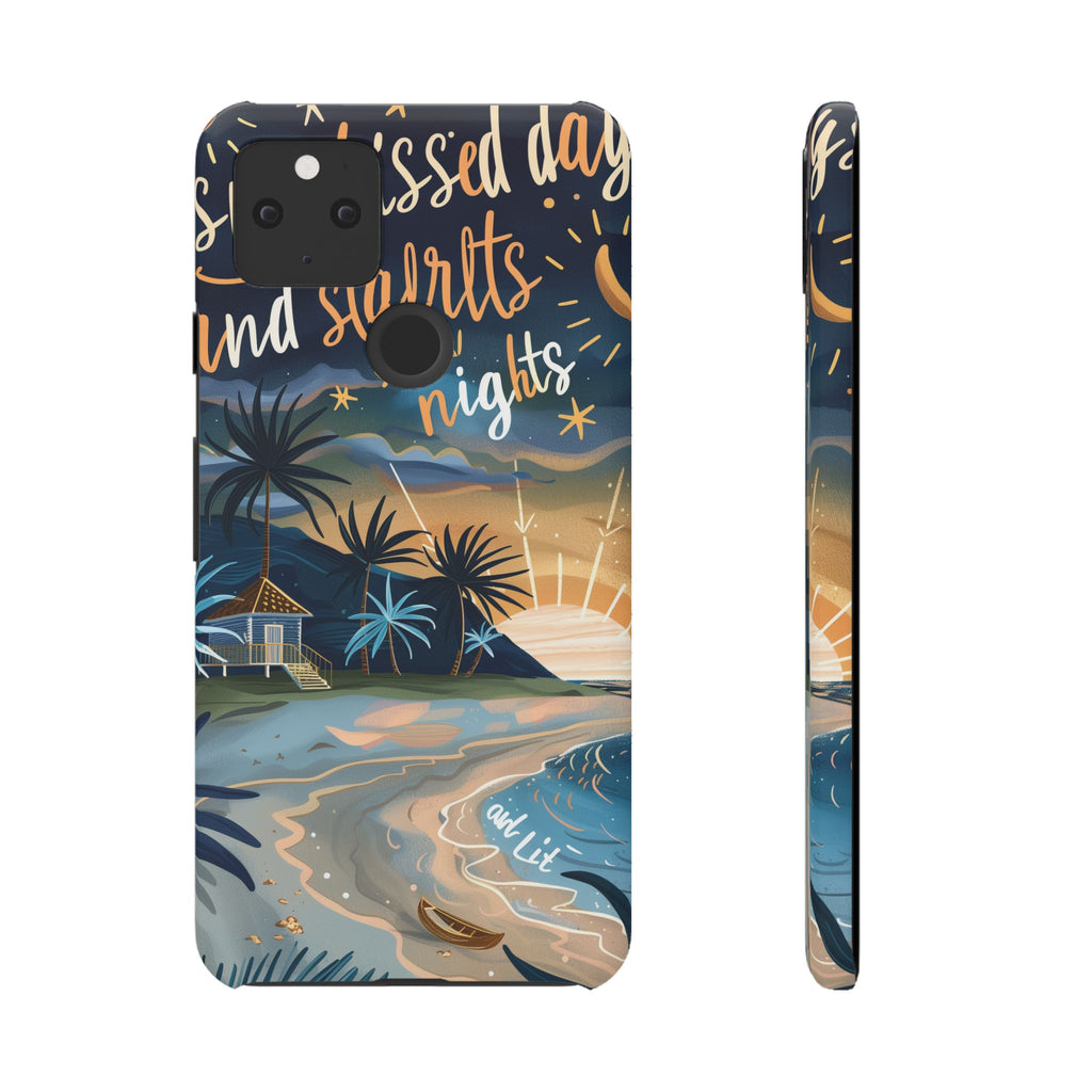 Sun Kissed Days and Starlit Nights Slim Case for Android