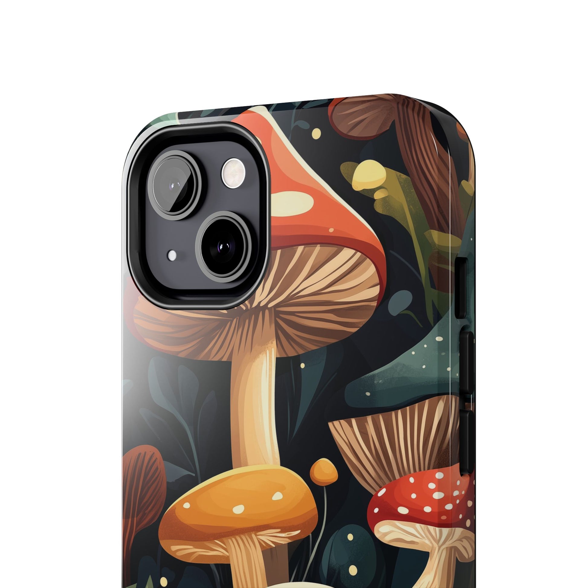 Cottagecore Mushroom Phone Case for iPhone, Fall Autumn Vibe iPhone 15 Plus, 15 Pro, Samsung Galaxy S24 Woodland Trippy Mushroom