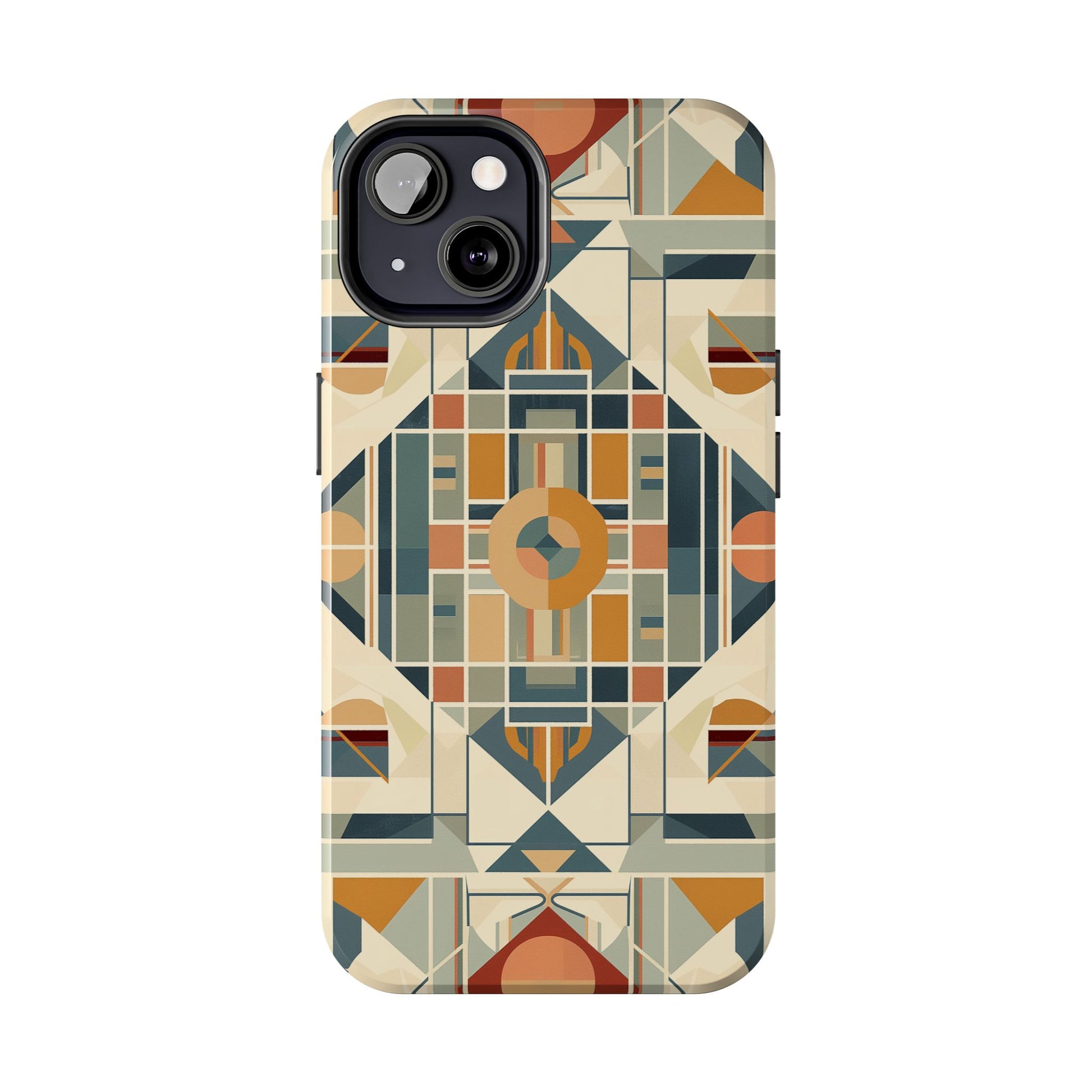 Diamond Frank Lloyd Wright Inspired Phone Case - Geometric Elegance for iPhone Models