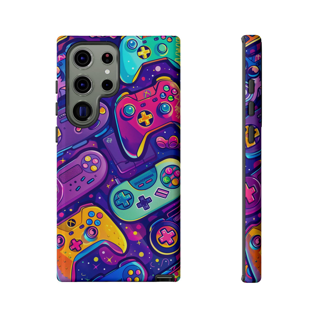 Lisa Frank Style Video Game Controller Android Phone Case, Retro Gamer Gift, Colorful Gaming Accessory