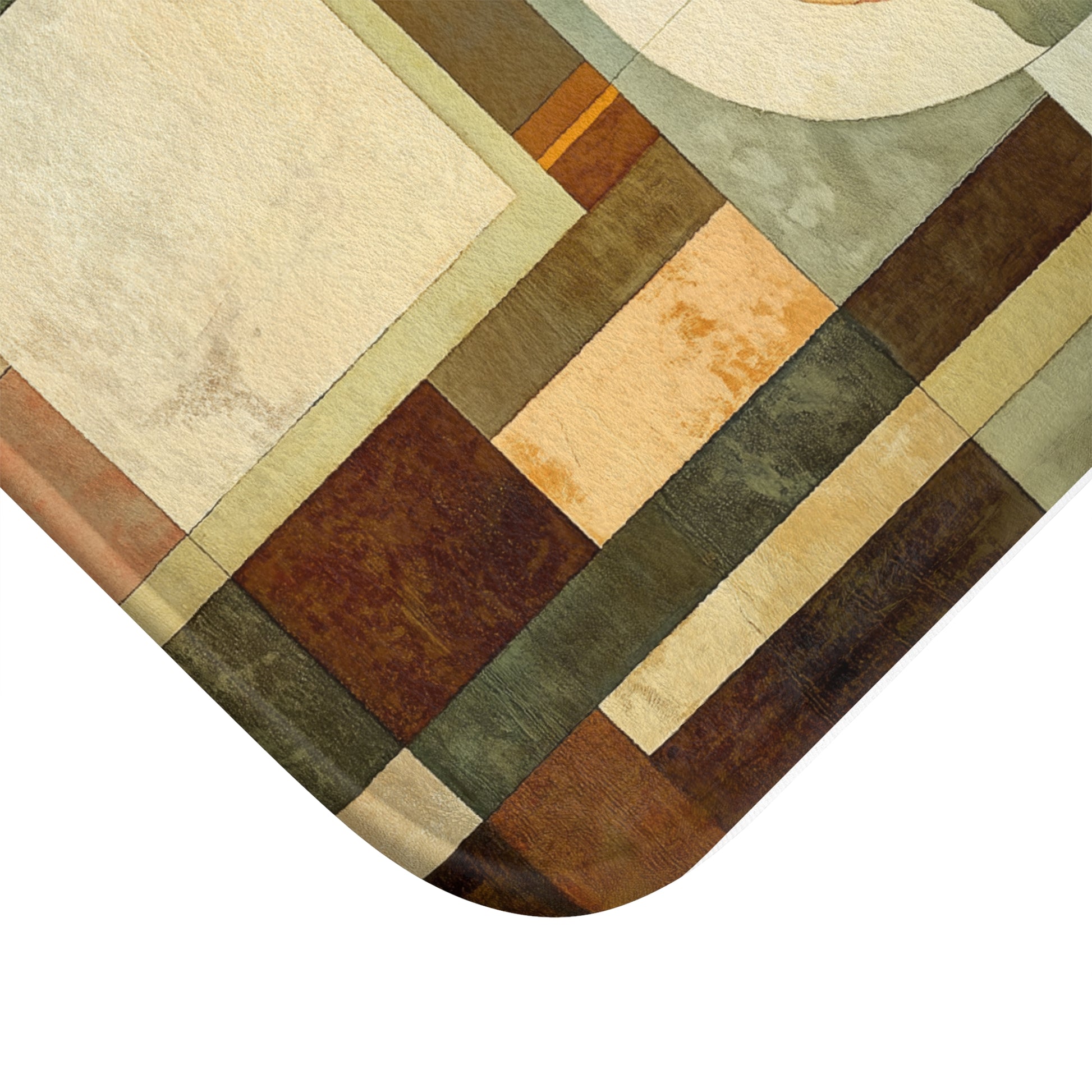 Prairie Style Art Deco Bath Mat Frank Lloyd Wright Geometric Home Decor Bathroom Rug Housewarming Gift Floor Mat Shower Mat