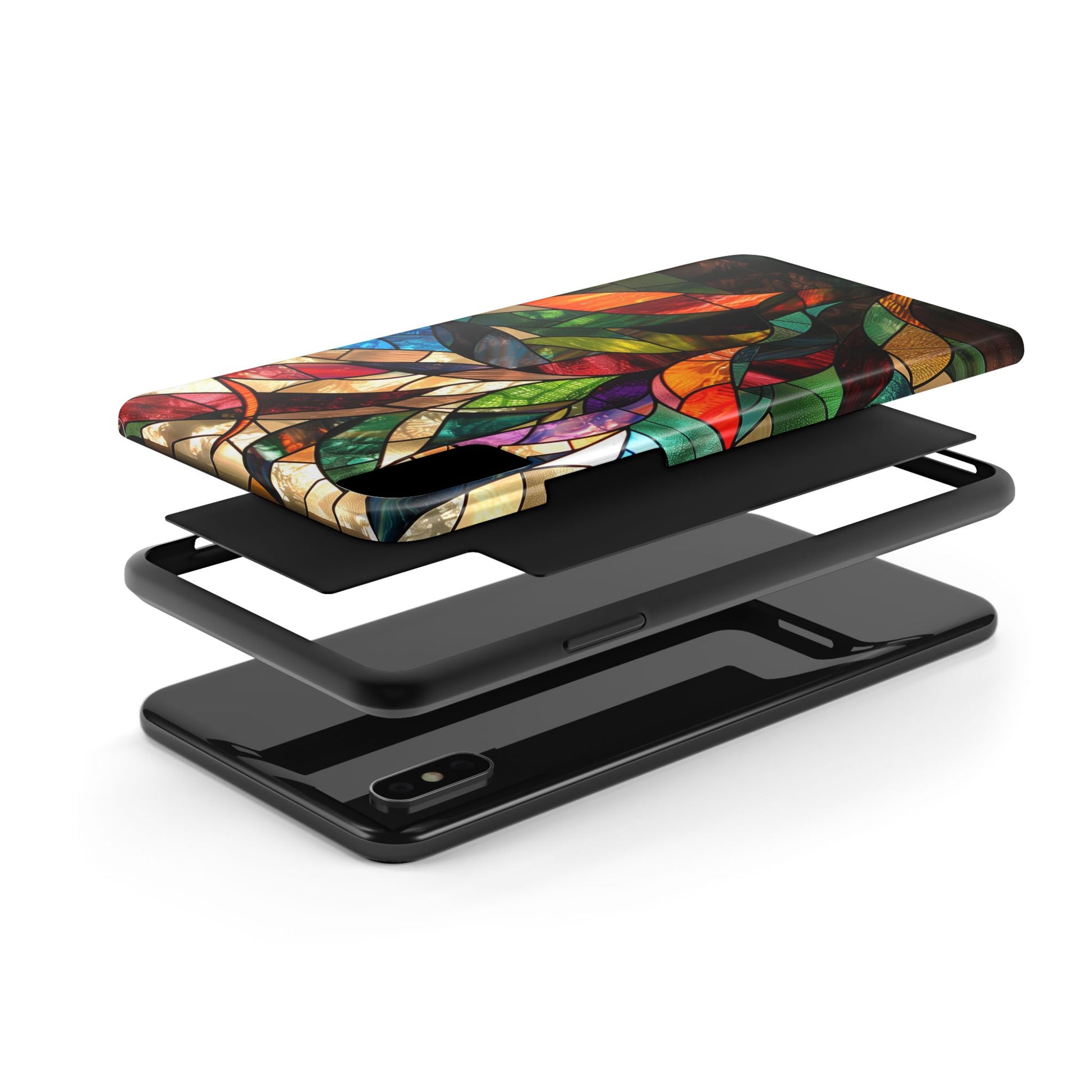 Frank Lloyd Wright Inspired Stained Glass Phone Case, Artistic iPhone Case, Architectural Design, Art Deco iphone Case, iphone 15 pro max