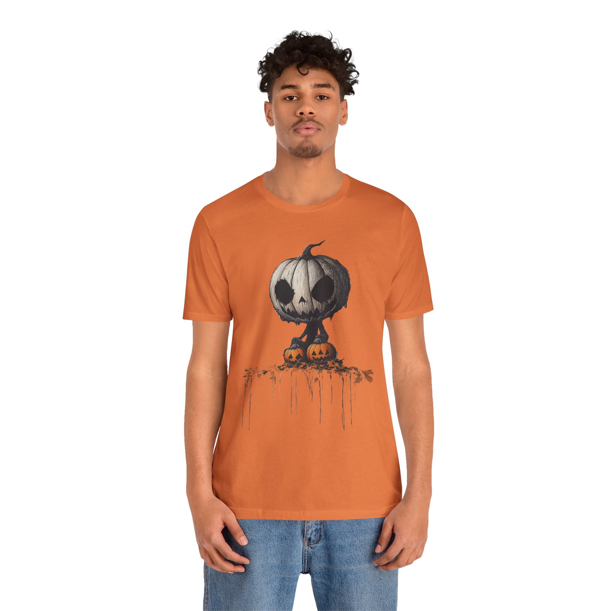 Halloween Spirit Graphic Tee Chillin' with the Pumpkin King