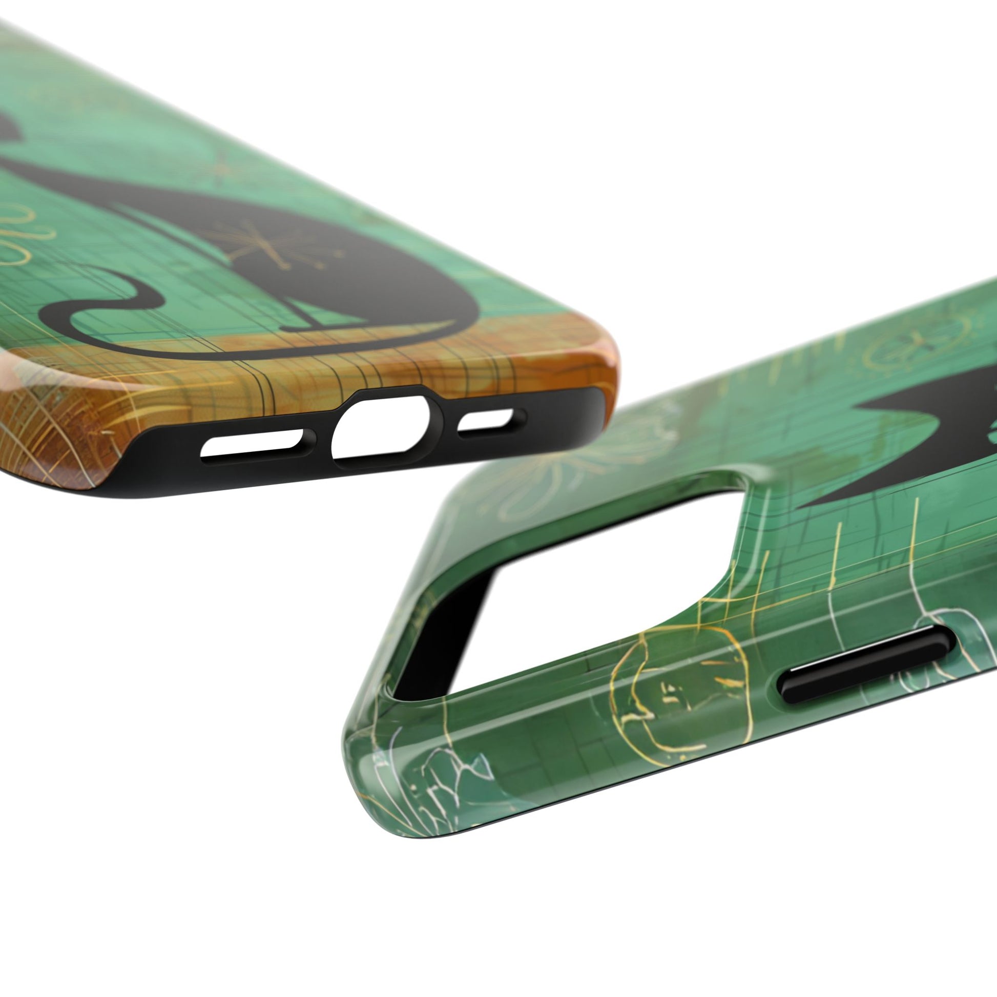 Mid-Century Modern Phone Case-Case, Mid Mod iPhone Case, Atomic Cats iPhone Case, Retro Chic Smartphone Cover, Unique Phone Case