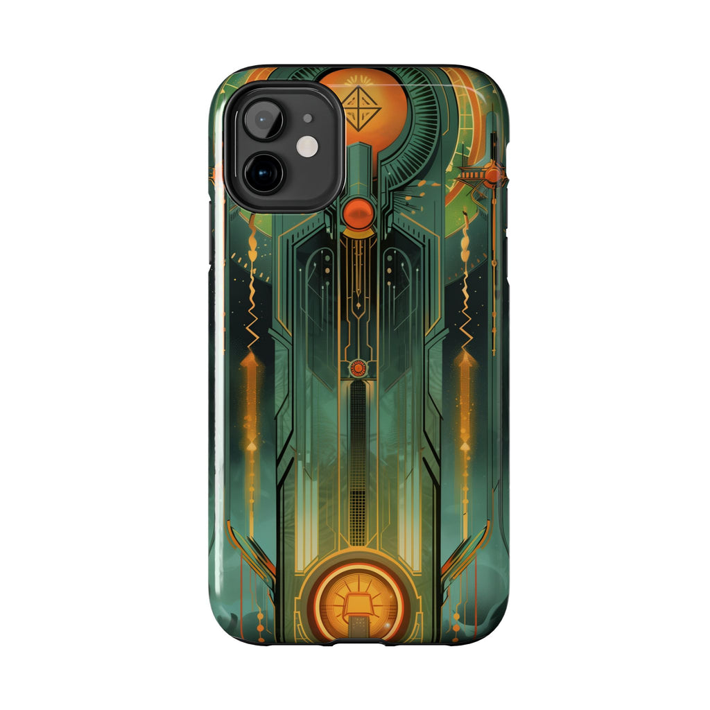 Art Deco Phone Case, Architecture Phone Case, Durable iPhone Case, Gift for Architect, iPhone 14 Case, Art Deco Building Phone Case