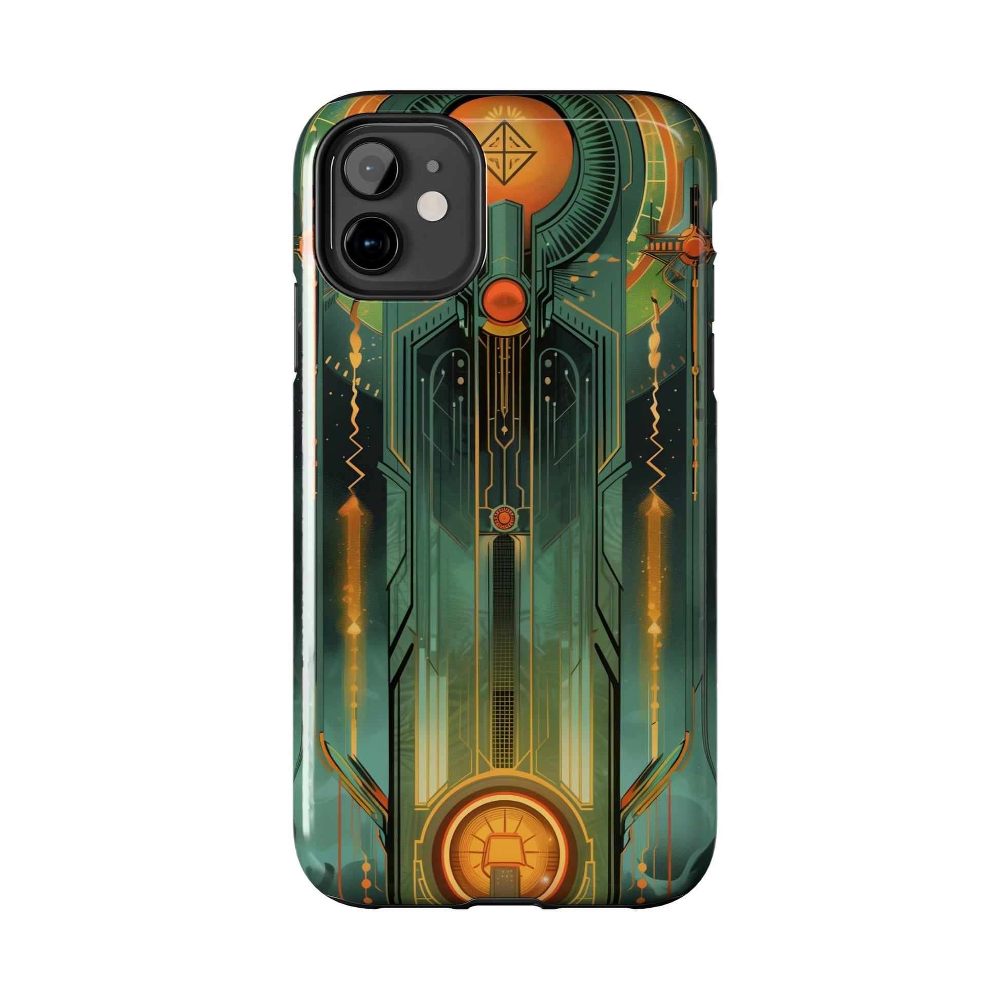 Art Deco Phone Case, Architecture Phone Case, Durable iPhone Case, Gift for Architect, iPhone 14 Case, Art Deco Building Phone Case