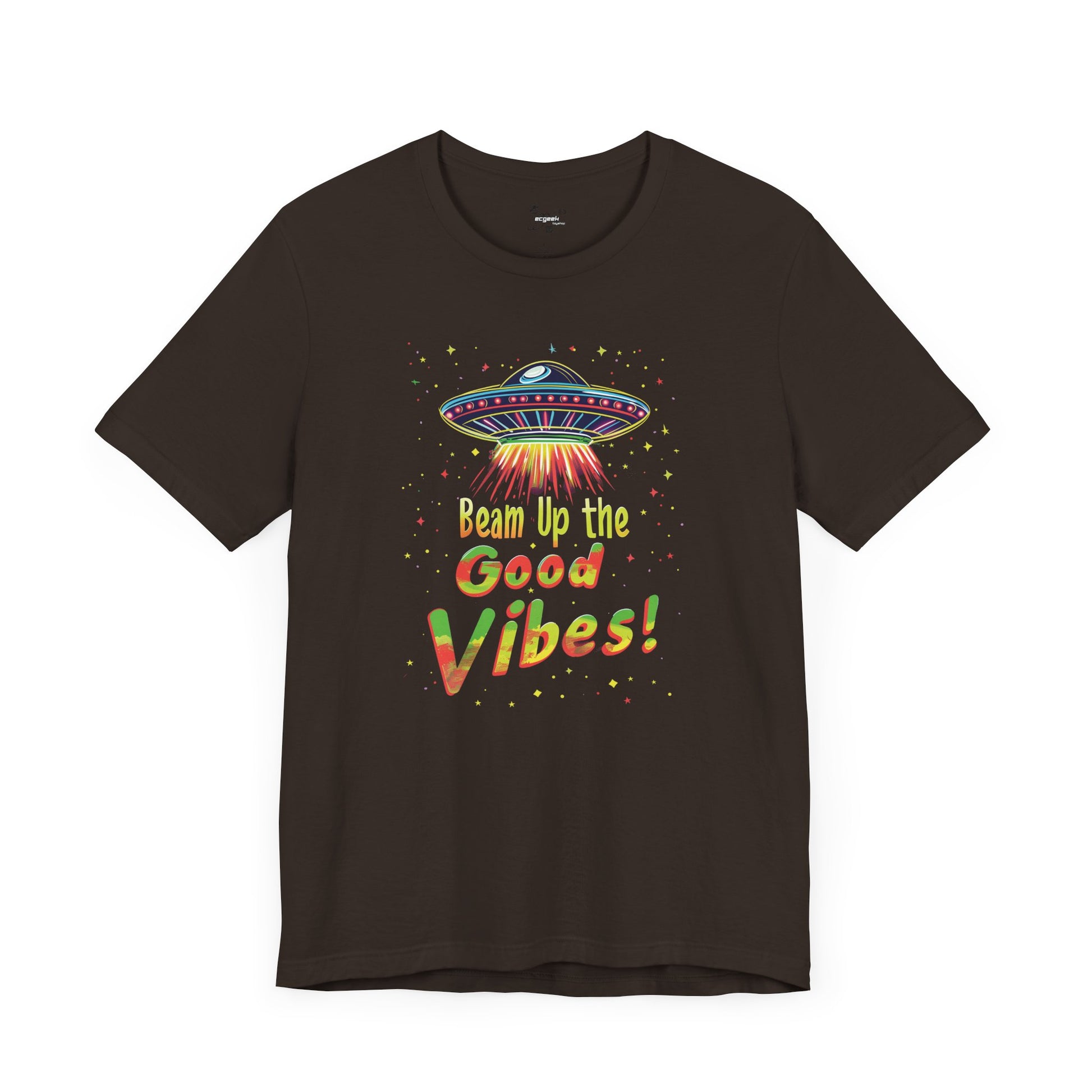 Positivity Nerd Shirt UFO Geek Shirt, Good Vibes SciFi Shirt Gamer Shirt, Funny Nerd Shirt, Nerd Humor, Funny Geek Shirt, Custom Graphic Tee