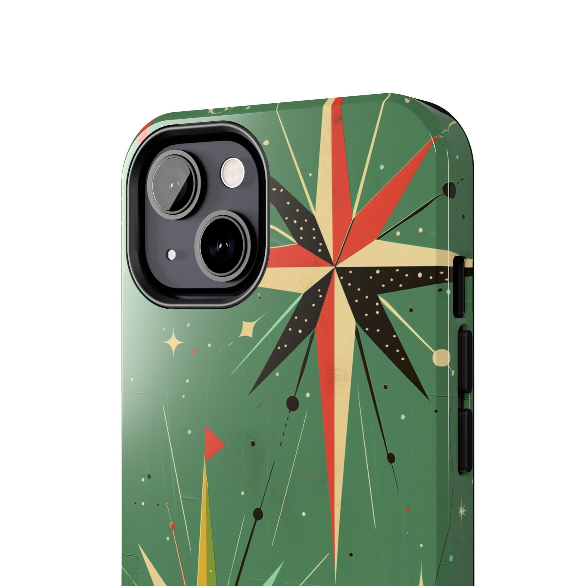 Mid Century Modern Star Design Phone Case, Earth Tone Colors, Retro Style Smartphone Cover, Vintage Phone Case, iPhone 14 Case, Apple iPhone