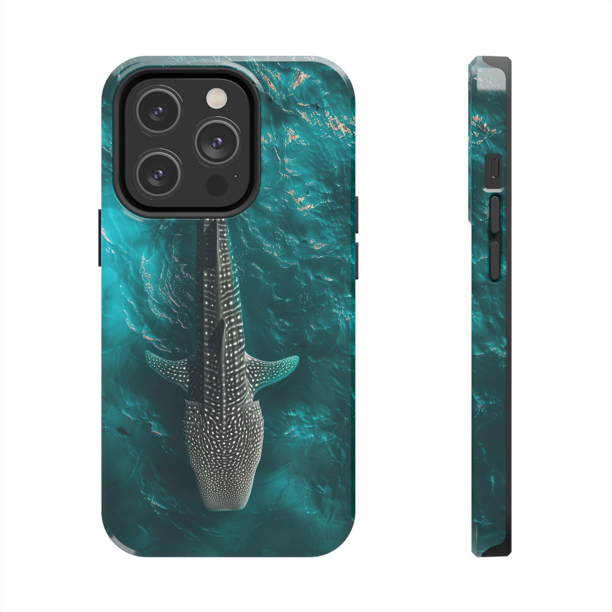 Ocean Visit: iPhone Case with Stunning Whale Shark Swimming Scene