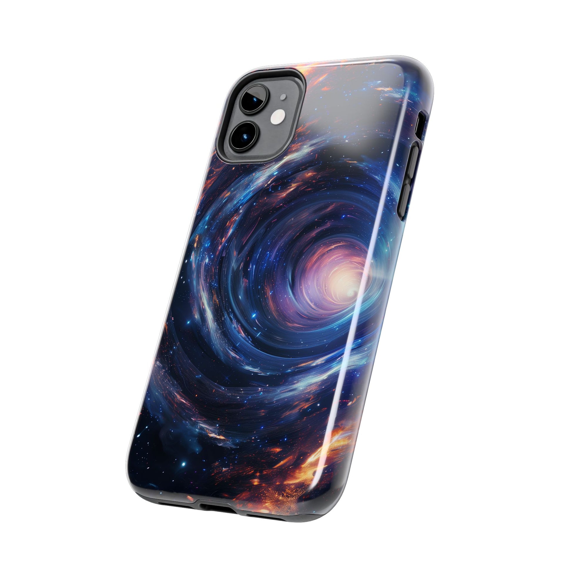 Dr Who inspired Phone Case - Space Wormholes Phone Case - Cosmic Galaxy Cover with Futuristic Wormhole Design - Sci-Fi Protective Case