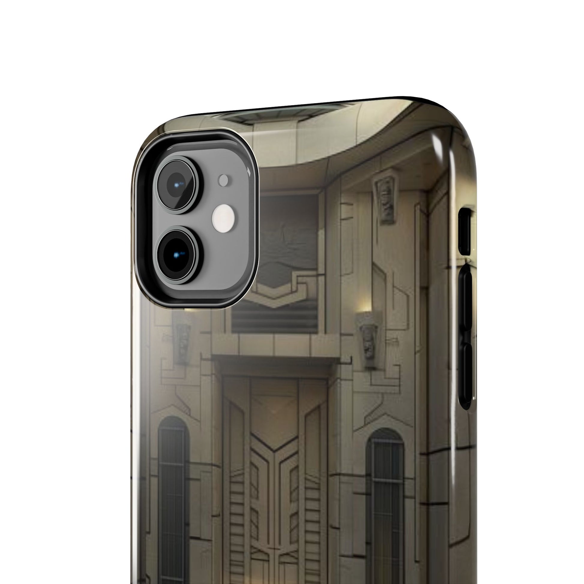 Durable Phone Case - Frank Lloyd Wright Style Room - Tough Architectural Design iPhone/Android Cover - Unique Art Deco Protection Accessory