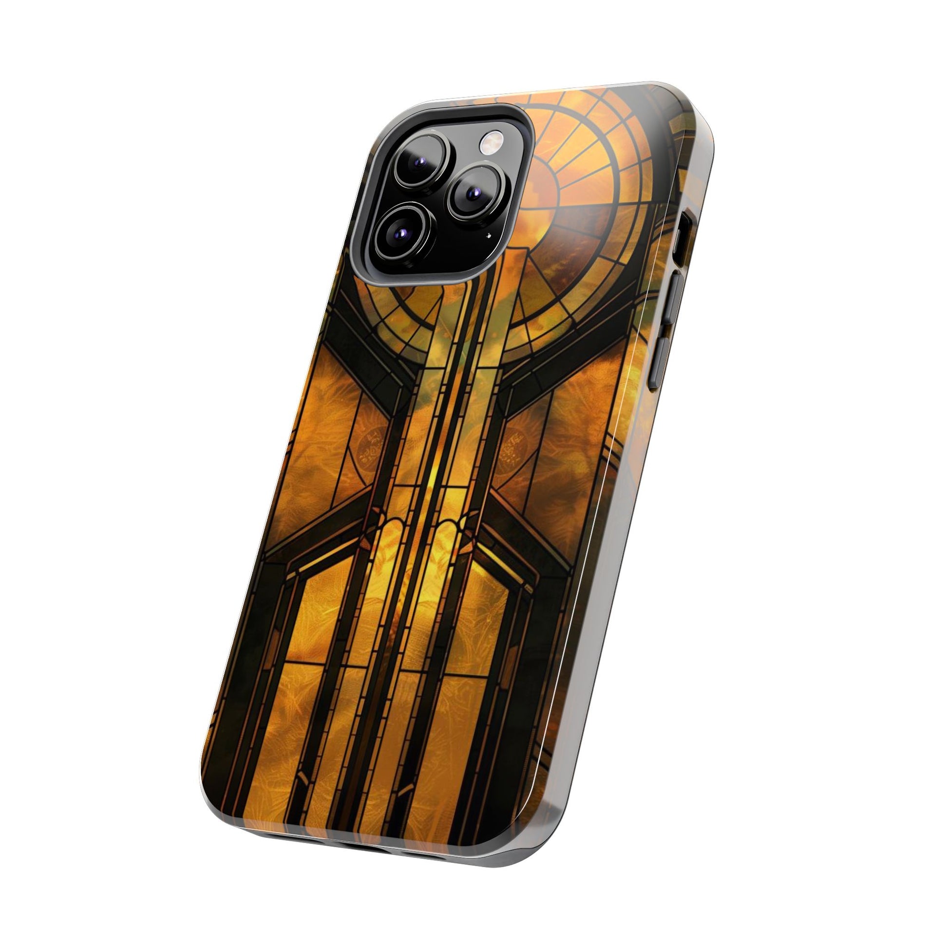 Durable Noir Art Deco Golden Design iPhone Cover - Stylish and Protective Phone Case on Etsy - Art Deco Gift