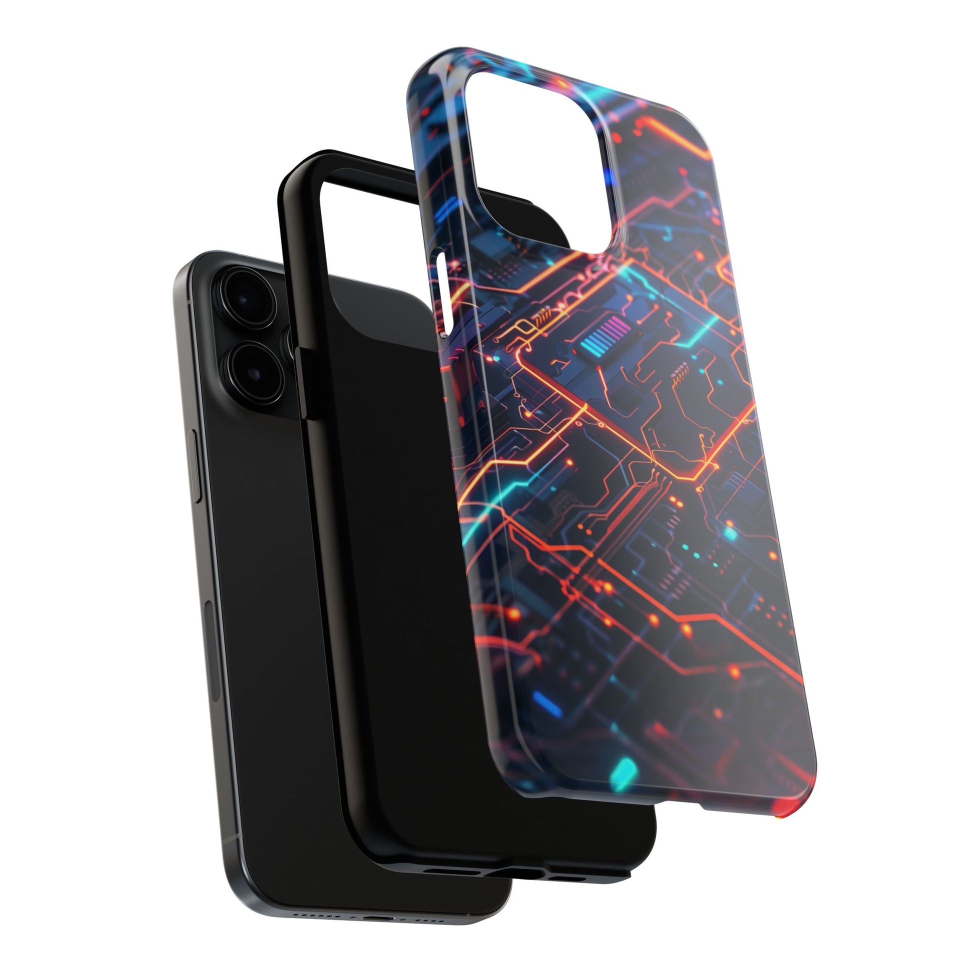 Circuit Board Phone Case, Futuristic Circuit Phone Case, High-Tech Gift, Custom Sci-Fi Phone Case, iphone 15 pro max