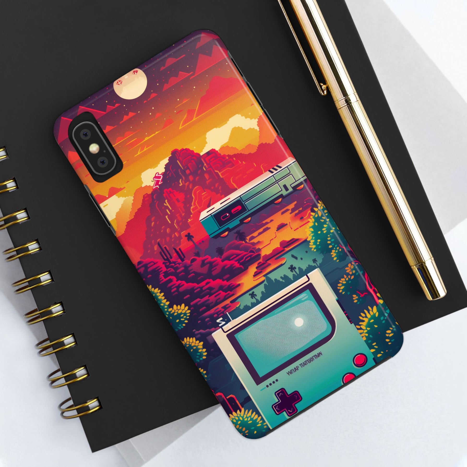 Durable iPhone Case with Alternative Universe Game Console Design - Protective Phone Cover - Fun and Sturdy Gaming Accessory - Gamer Gift