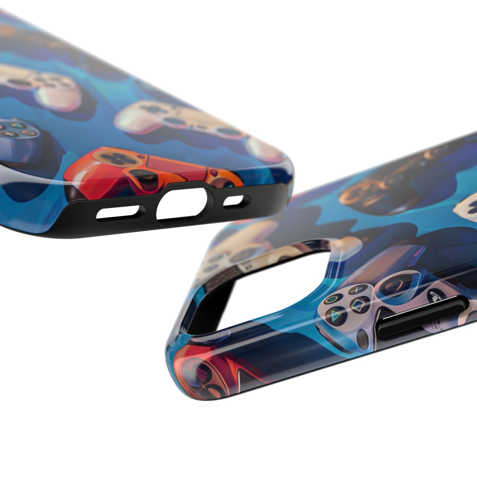 Video Game Controllers iPhone Case - Gamer Tough Phone Cover - Modern Gaming