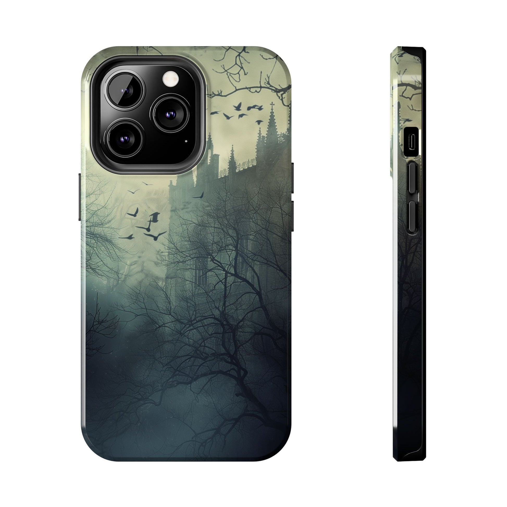 Gothic Architecture Phone Case, Dark Academia Phone Case, Moon and Tarot Case, Halloween Spooky Season, Dark Academia iPhone 15 Pro Max