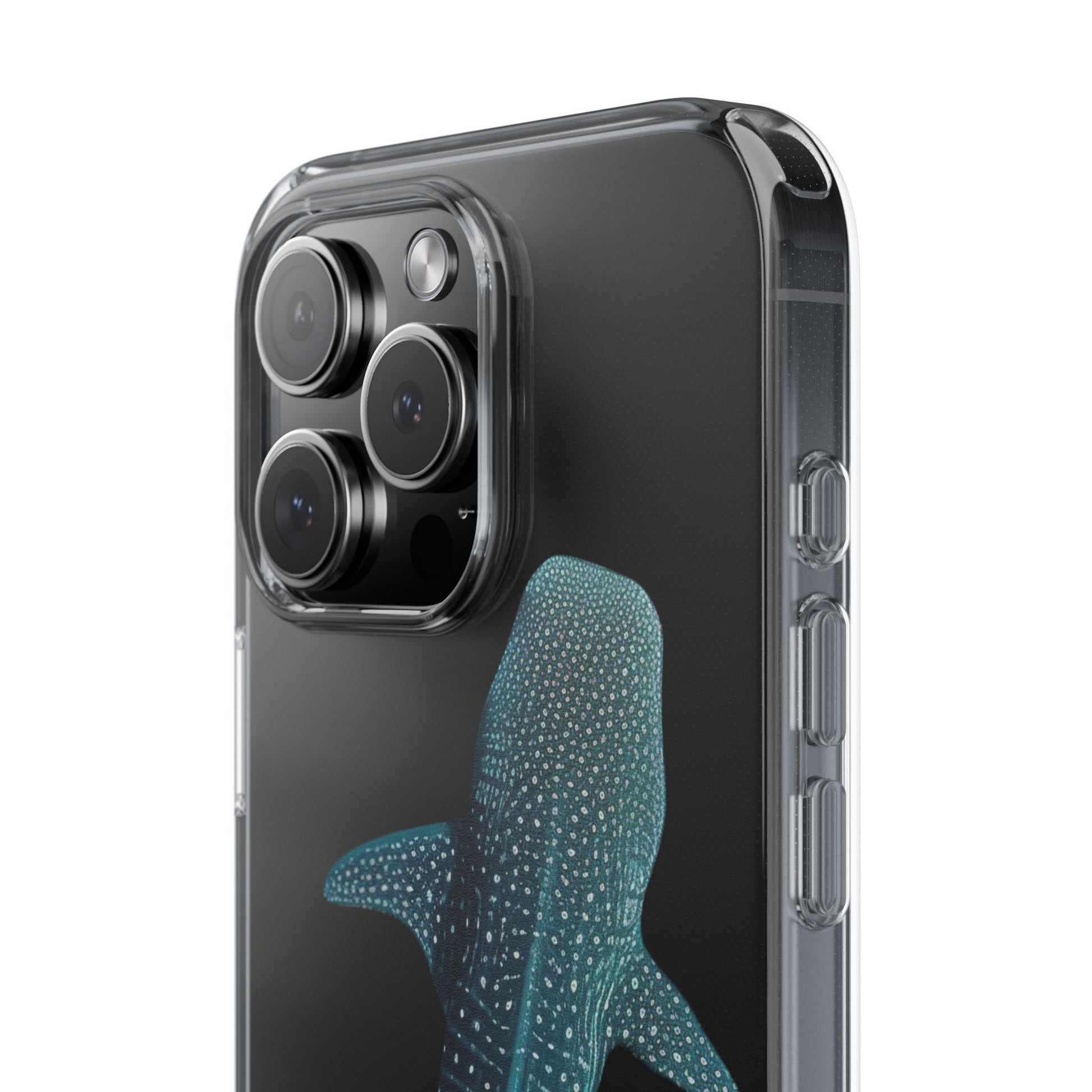Ocean Whale Shark Clear Phone Case Transparent Protective Cover, Marine Animal Sea Life Gift, Aquarium Lover Accessories, Underwater