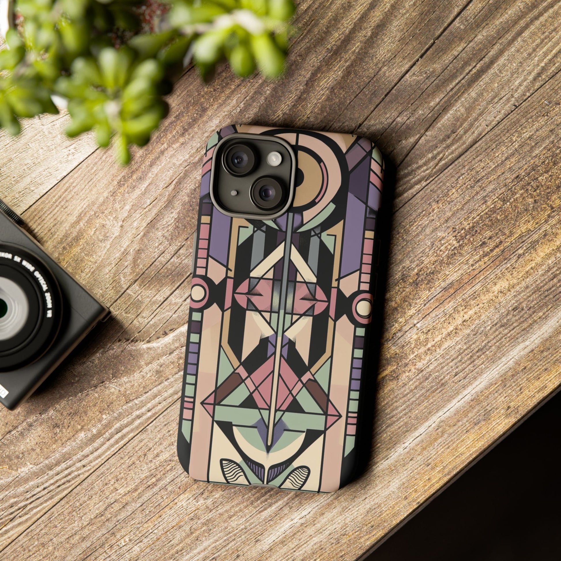 Art Deco Geometric Phone Case Design Tamara de Lempicka Frank Lloyd Wright Prairie Style Stylish iphone 13 14 15 16 Pro Max Plus Galaxy