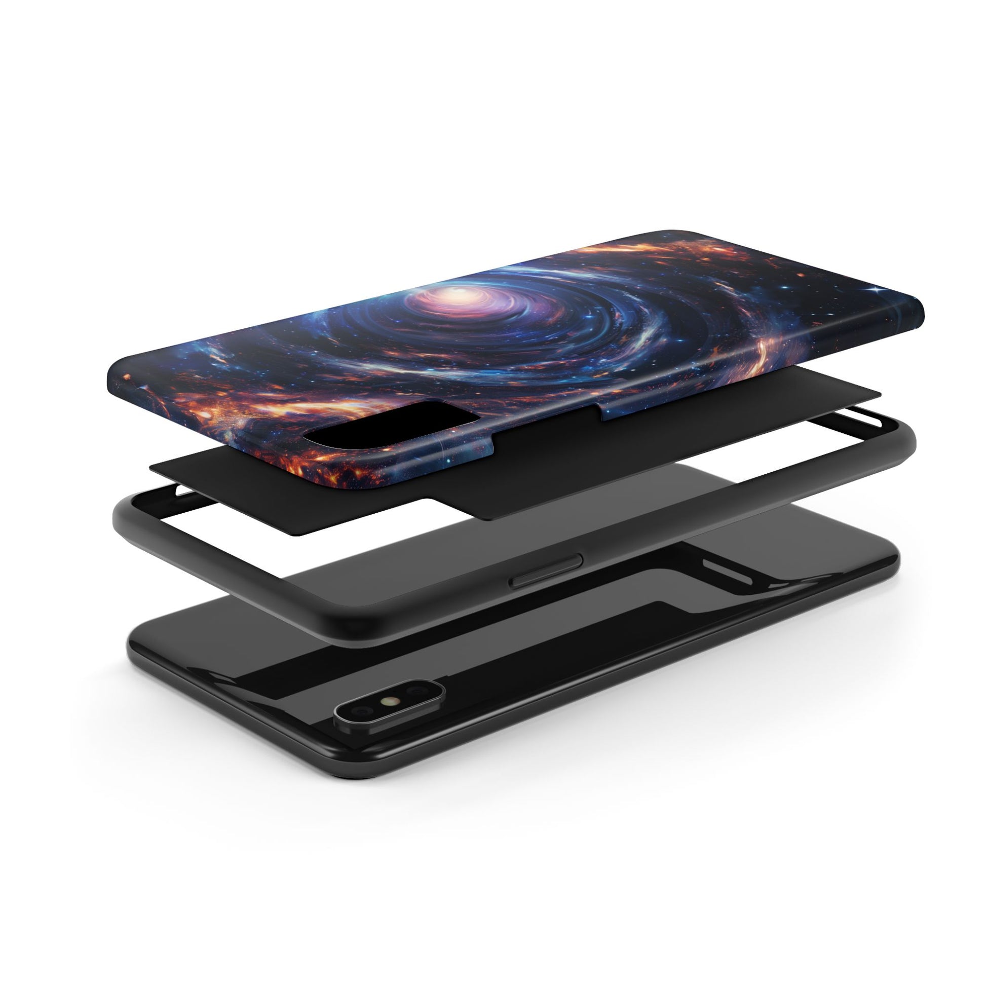 Dr Who inspired Phone Case - Space Wormholes Phone Case - Cosmic Galaxy Cover with Futuristic Wormhole Design - Sci-Fi Protective Case