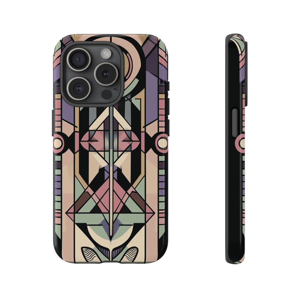 Art Deco Geometric Phone Case Design Tamara de Lempicka Frank Lloyd Wright Prairie Style Stylish iphone 13 14 15 16 Pro Max Plus Galaxy