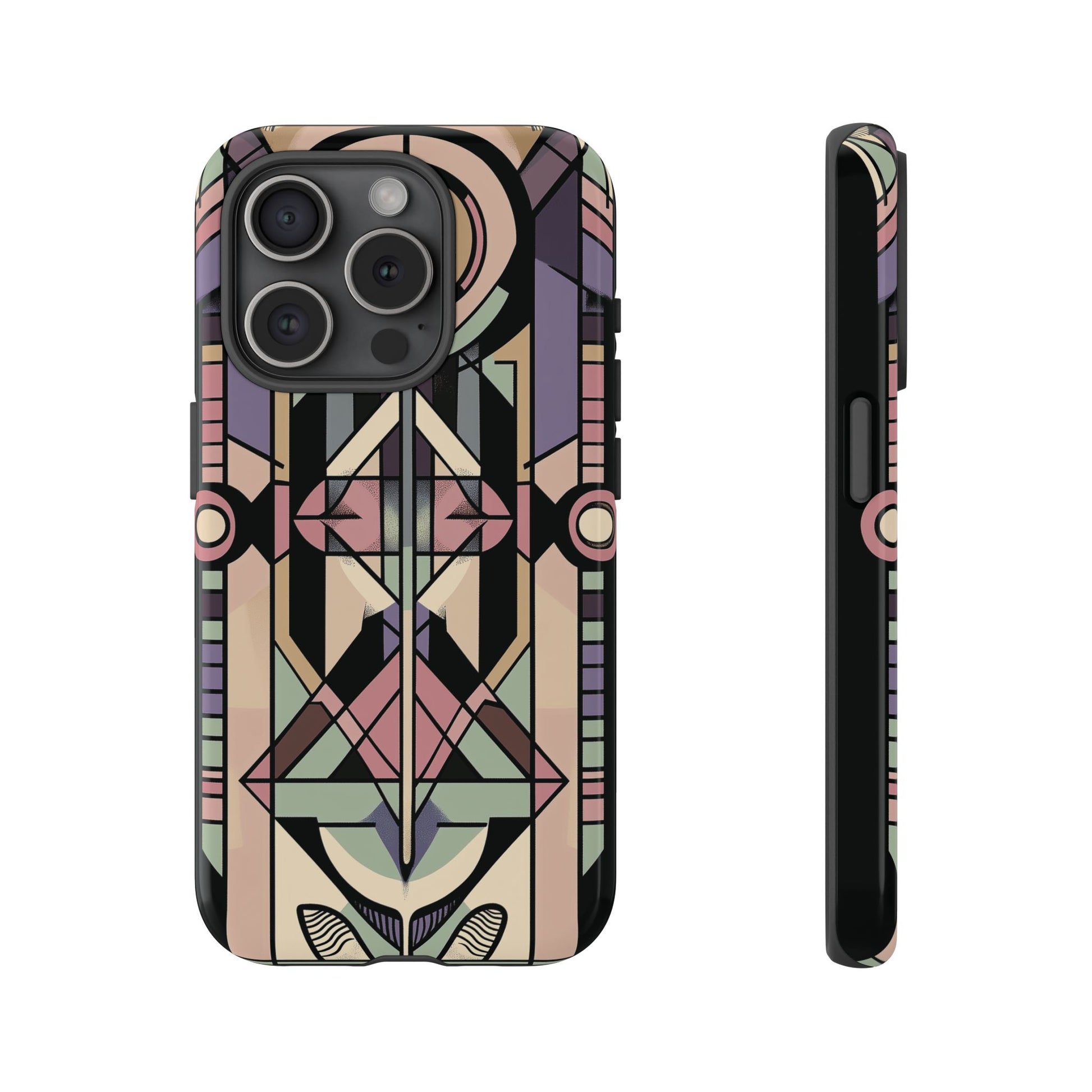 Art Deco Geometric Phone Case Design Tamara de Lempicka Frank Lloyd Wright Prairie Style Stylish iphone 13 14 15 16 Pro Max Plus Galaxy