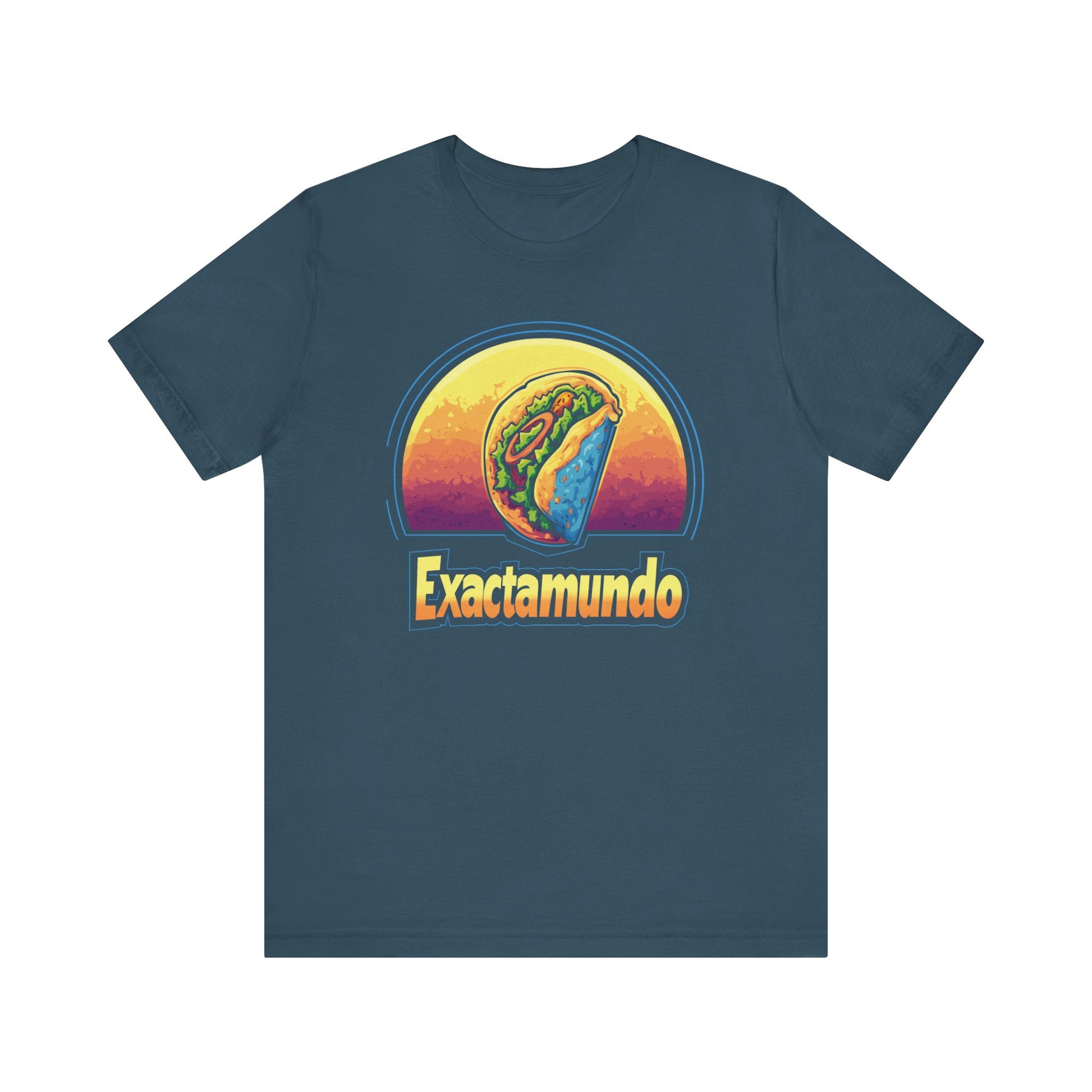 Exactamundo Demolition T-Shirt 90s Taco Fast Food Style Graphic Movie Man  Retro Aesthetic Tee Gifts for Science Fiction Fans