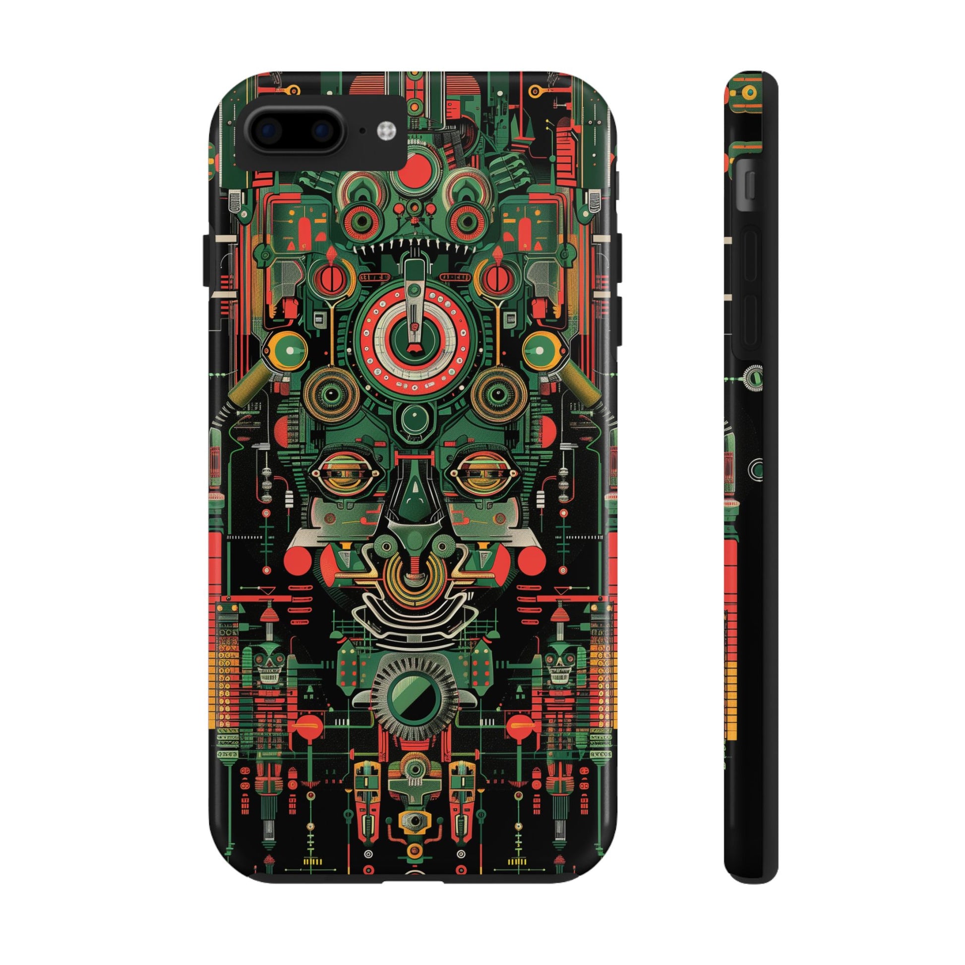 Art Deco Robot Head iPhone Case - Sci-Fi Inspired Cover - Futuristic Design - Unique Tech Accessory - Futurist Gift - Art Deco Robot