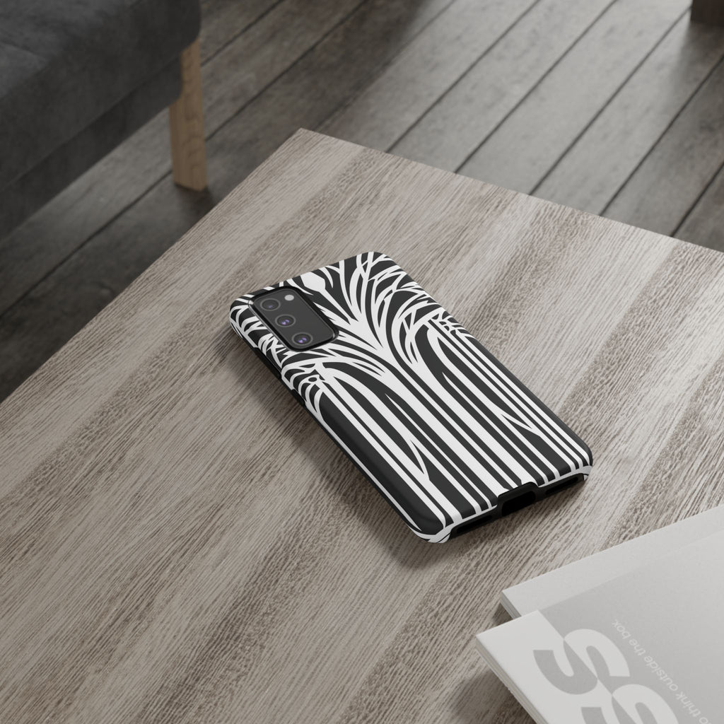 Blank White Art Deco Palm Tree Phone Case Design Lempicka Frank Lloyd Wright Prairie Style Stylish iphone 13 14 15 16 Pro Max Plus Galaxy